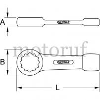 Werkzeug Schlag-Ringschlüssel, 41mm