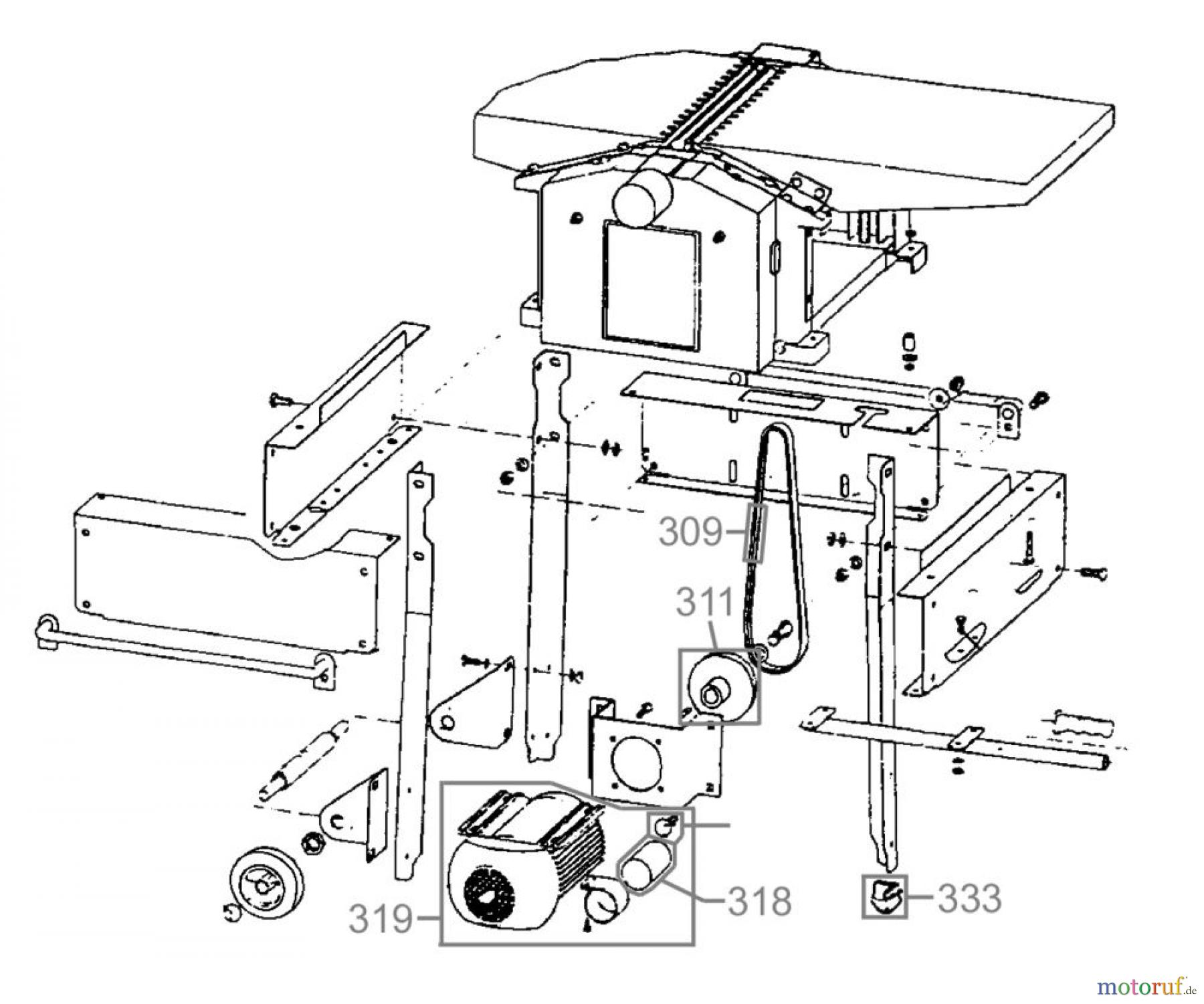  Güde Holzbearbeitung Hobelmaschinen ABR.U.DICKENHOBEL GADH 260W - 55078 FSL55078-02 Seite 2