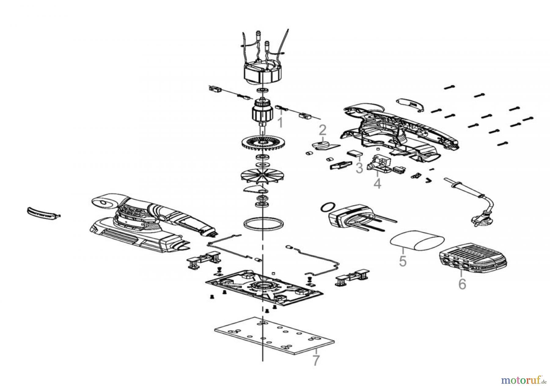  Güde Elektrowerkzeuge E-Werkzeuge Schleifer Flächenschleifer FLÄCHENSCHLEIFER FS 90 E - 58128 FSL58128-01