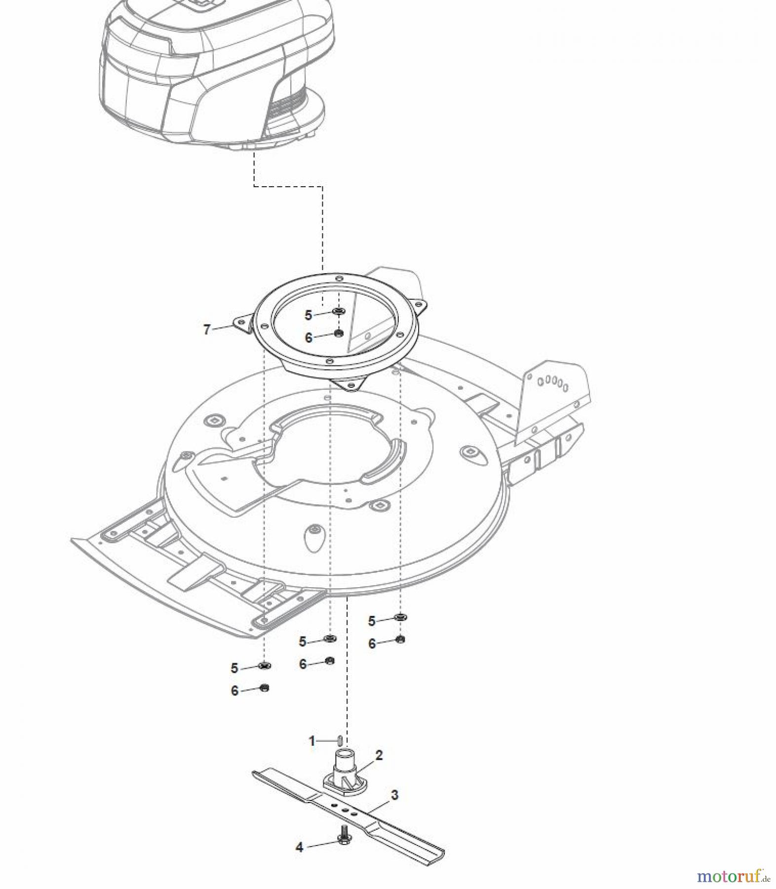  Global Garden Products GGP Rasenmäher Akku 2017 Ohne Antrieb MCS 500 Li 80 Blade