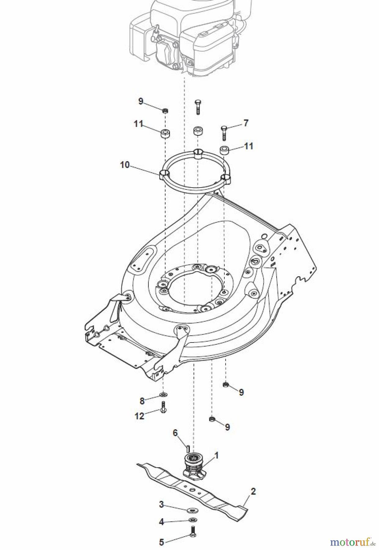  Global Garden Products GGP Rasenmäher Benzin Mit Antrieb 2017 MP1 554 WSE Blade for B&S 850E-750EX-675E-675EX ES