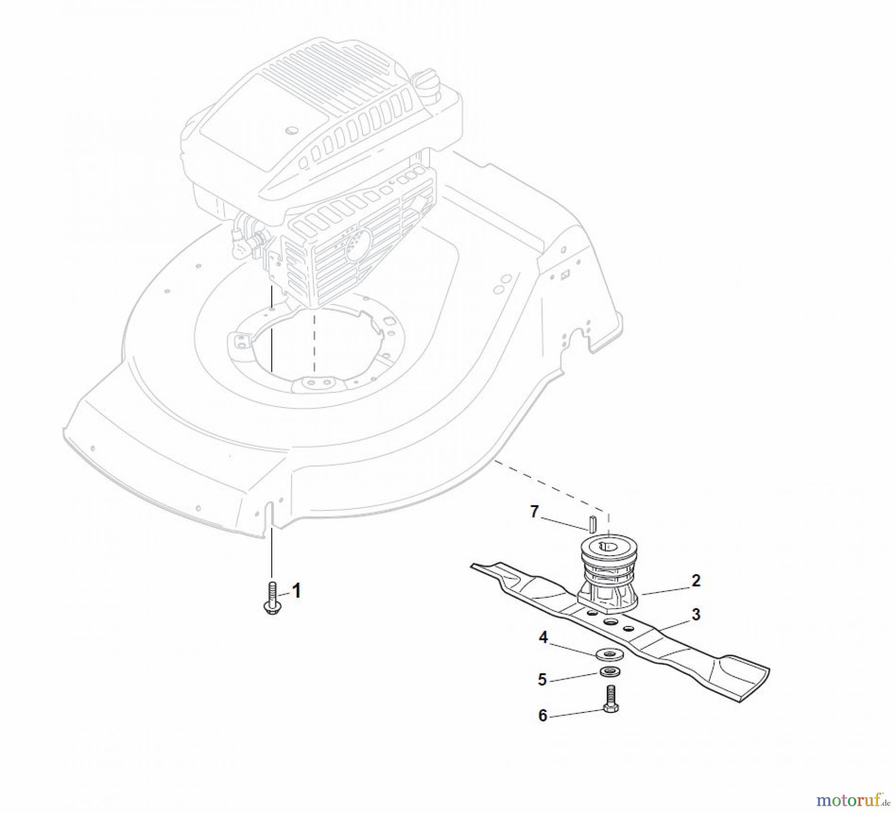  Global Garden Products GGP Rasenmäher Benzin Mit Antrieb 2017 NT 534 W TR 4S - W TRQ 4S Blade