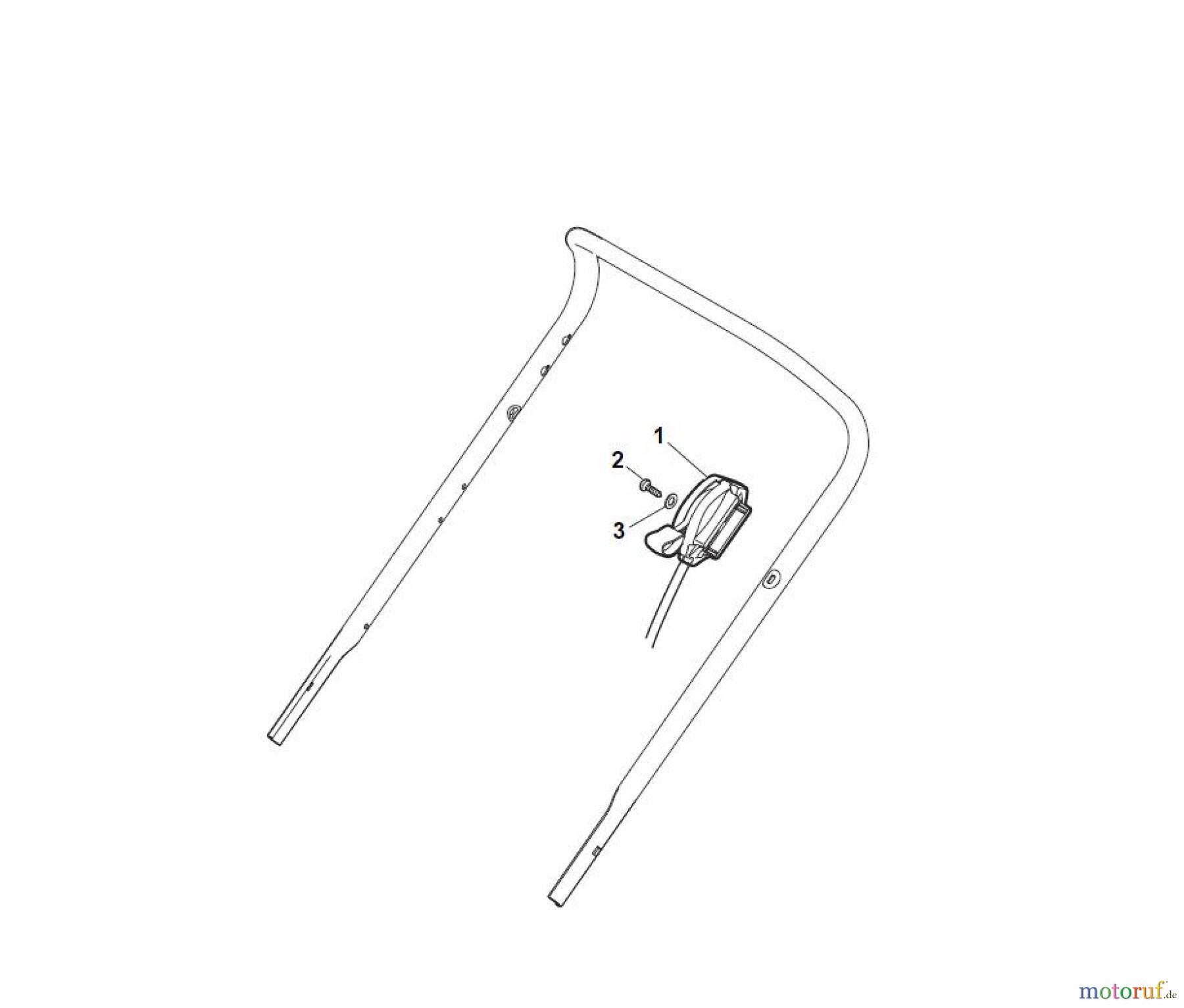  Global Garden Products GGP Rasenmäher Benzin Ohne Antrieb 2017 NT 534 W - 534 WQ Controls