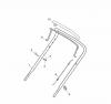 Global Garden Products GGP Baujahr 2017 Benzin Ohne Antrieb 2017 NTL 534 - 534 Q Ersatzteile Handle, Upper Part - ECO