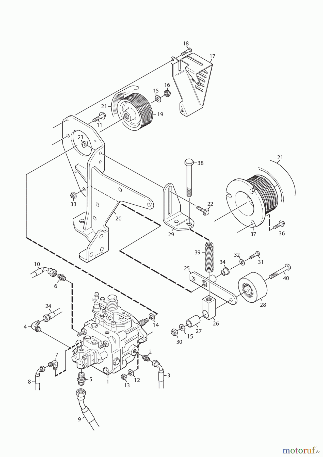  Stiga Frontmäher Grundgerät Titan 2017 TITAN 740 DCR 13-7462-11 - Season 2015 HYDRO PUMP