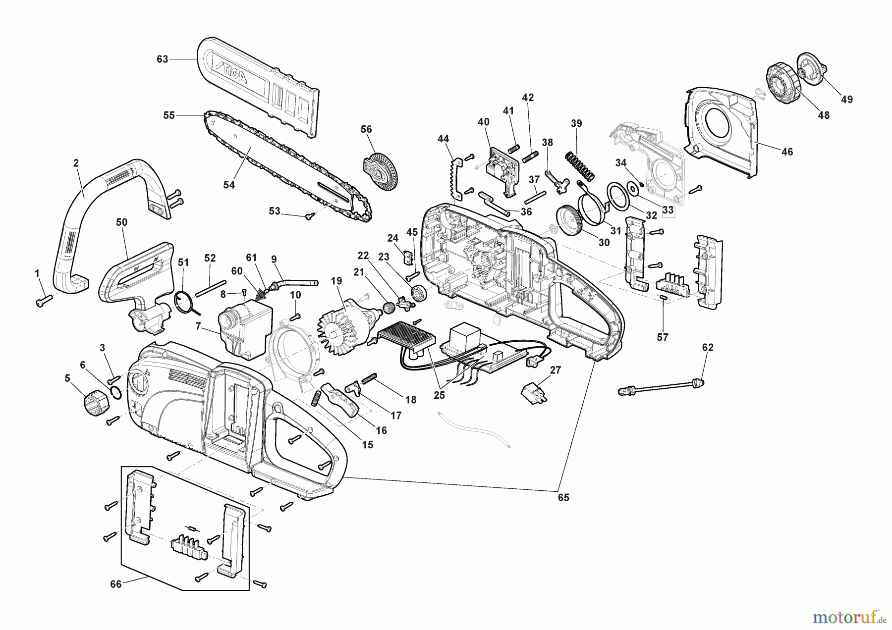  Stiga Kettensägen Baujahr 2024 CS 300e Kit (12