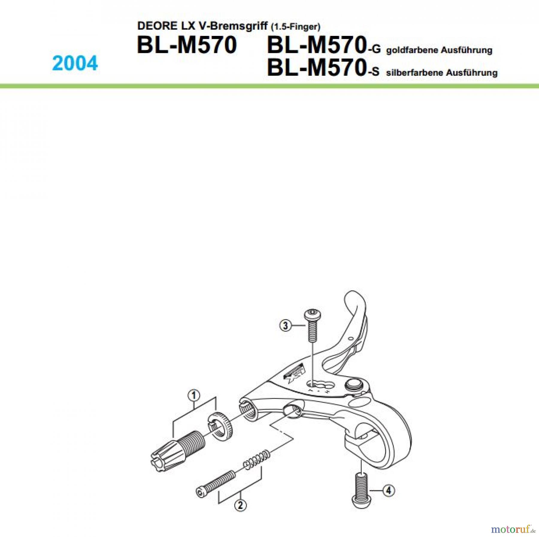  Shimano BL Brake Lever - Bremshebel BL_M570_04