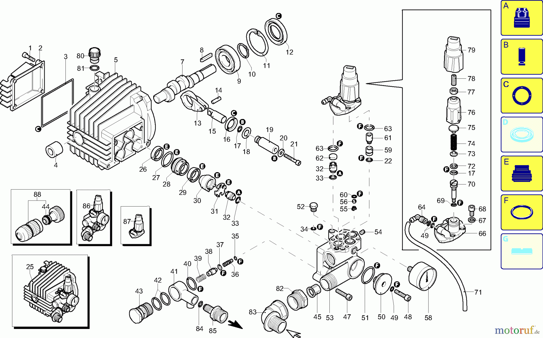  Dolmar Hochdruckreiniger Elektro HP-1500 2  Pumpe