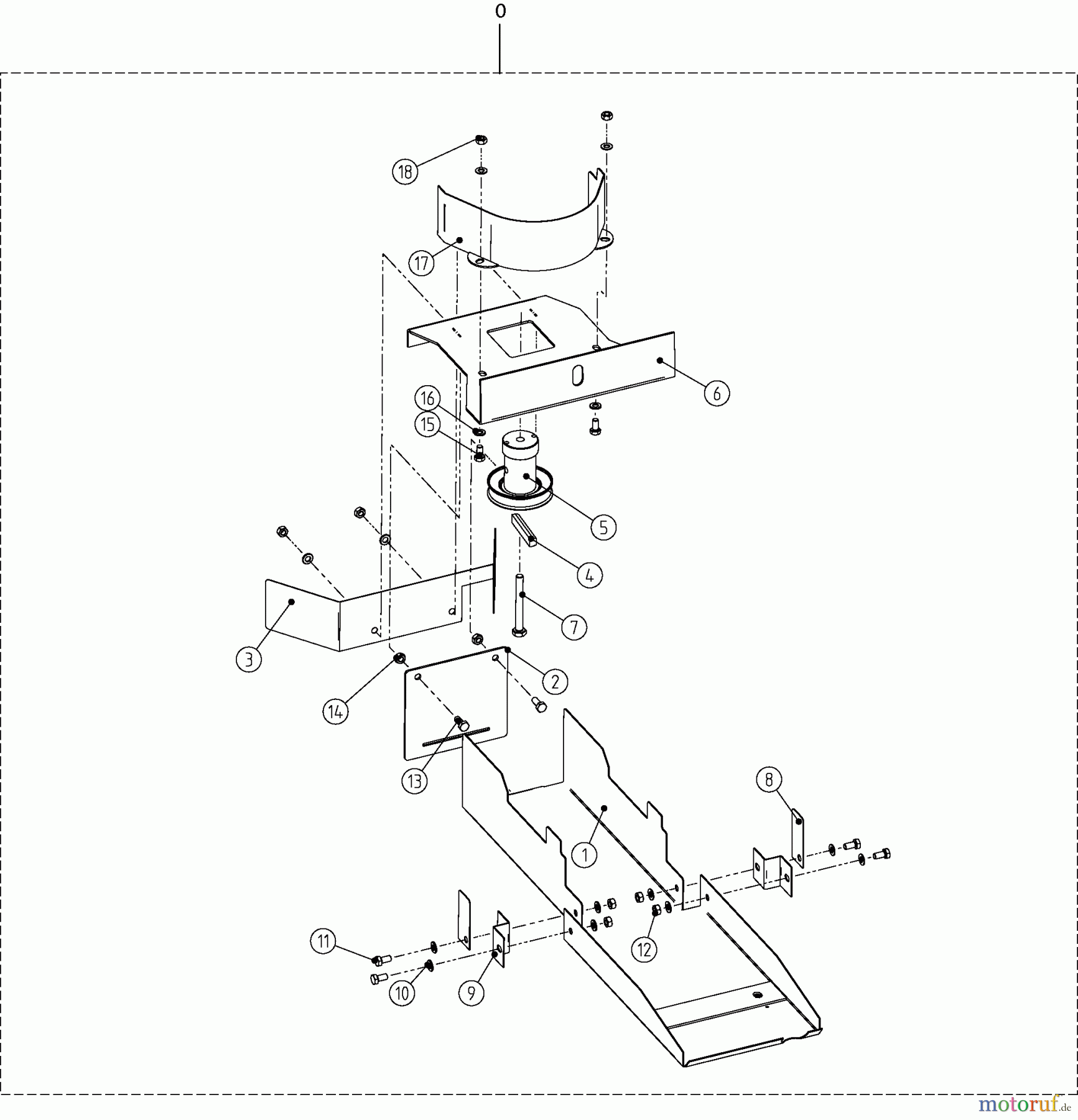  Dolmar Rasentraktoren Zubehör RS-120, TA-250, TK-420, TK-520, TS-125 4a  92 cm - Antriebssatz (Schnellwechsler) (2015=>)