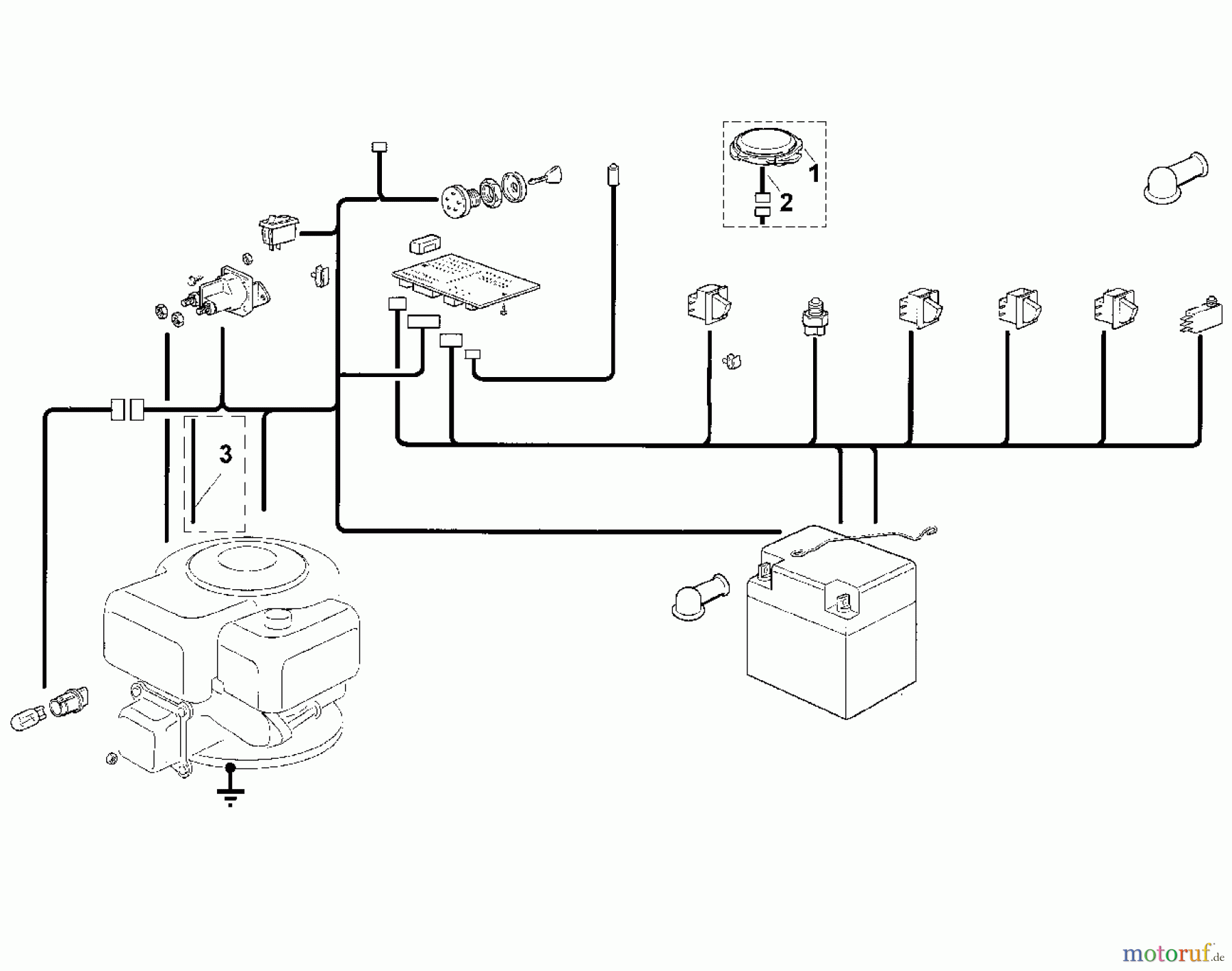  Viking Aufsitzmäher Aufsitzmäher MT 545 L1 - Elektrische Bauteile (f. ältere Bauart)