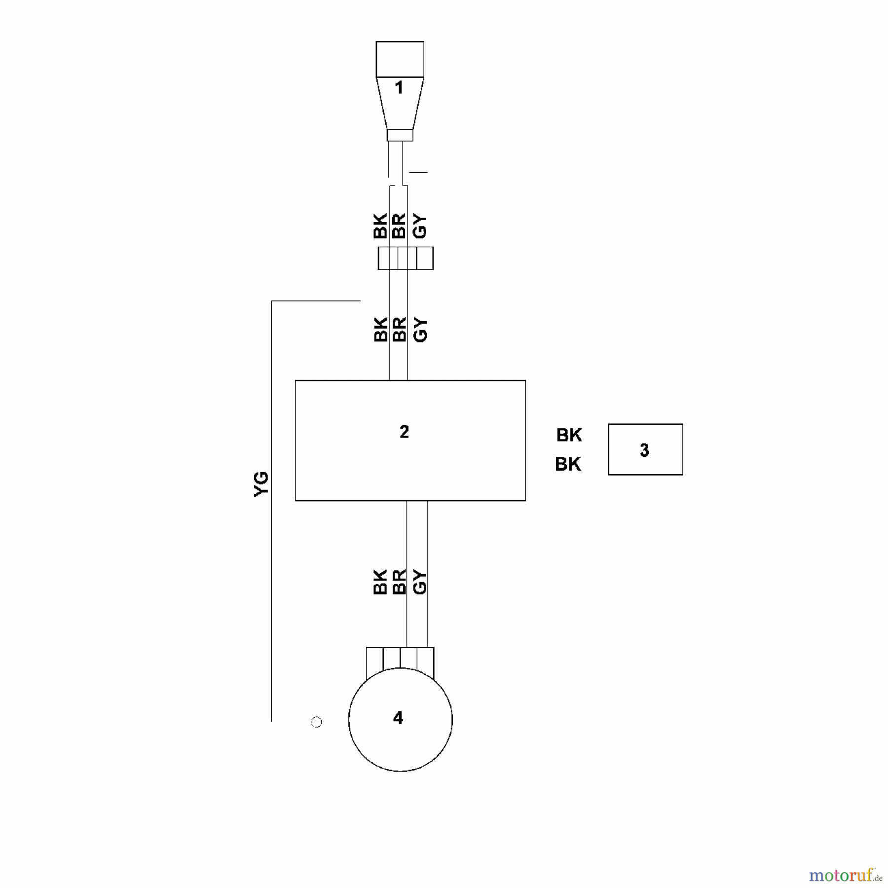  Viking Häcksler Elektro GE 375 H - Schaltplan GE 375