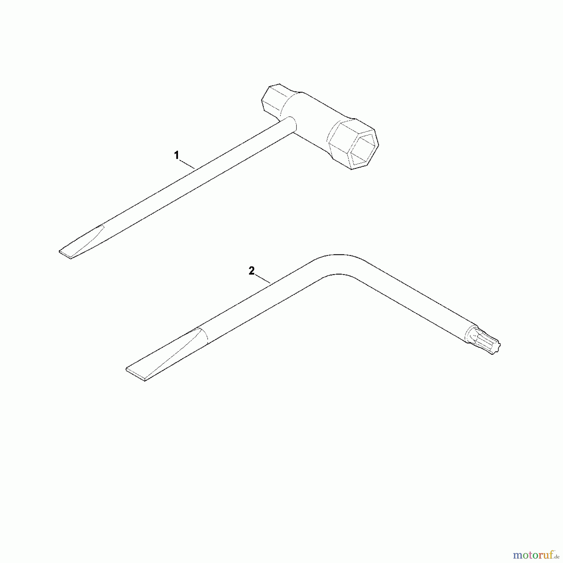  Viking Häcksler Elektro GE 355.1 F - Werkzeuge