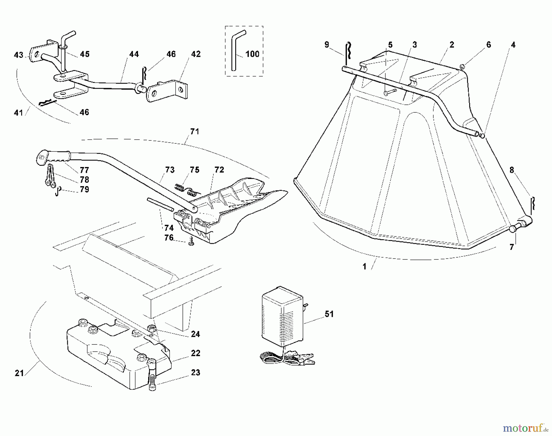 Viking Aufsitzmäher Aufsitzmäher MT 795 L - Zubehörteile
