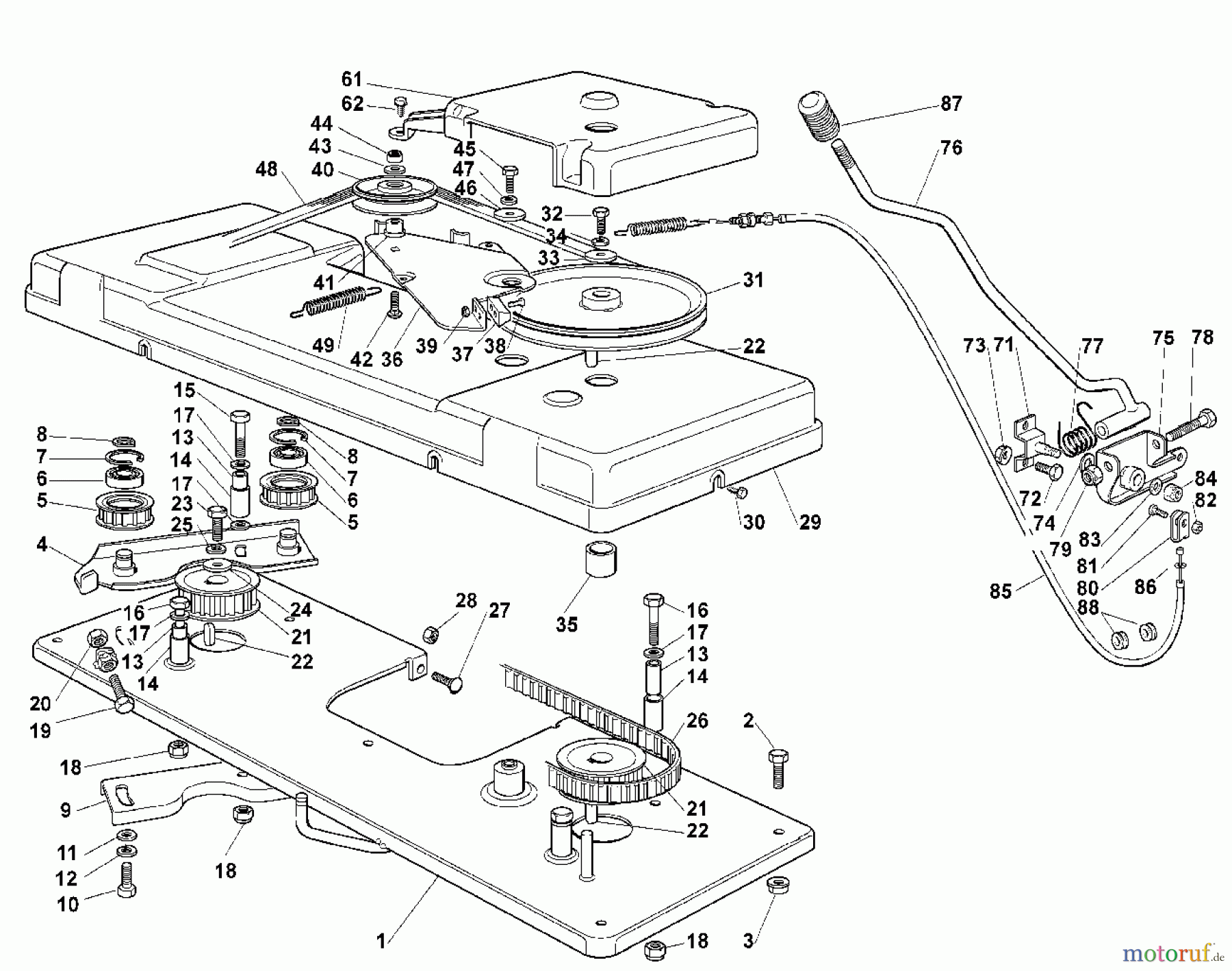  Viking Aufsitzmäher Aufsitzmäher MT 790 H - Mähwerk - 1