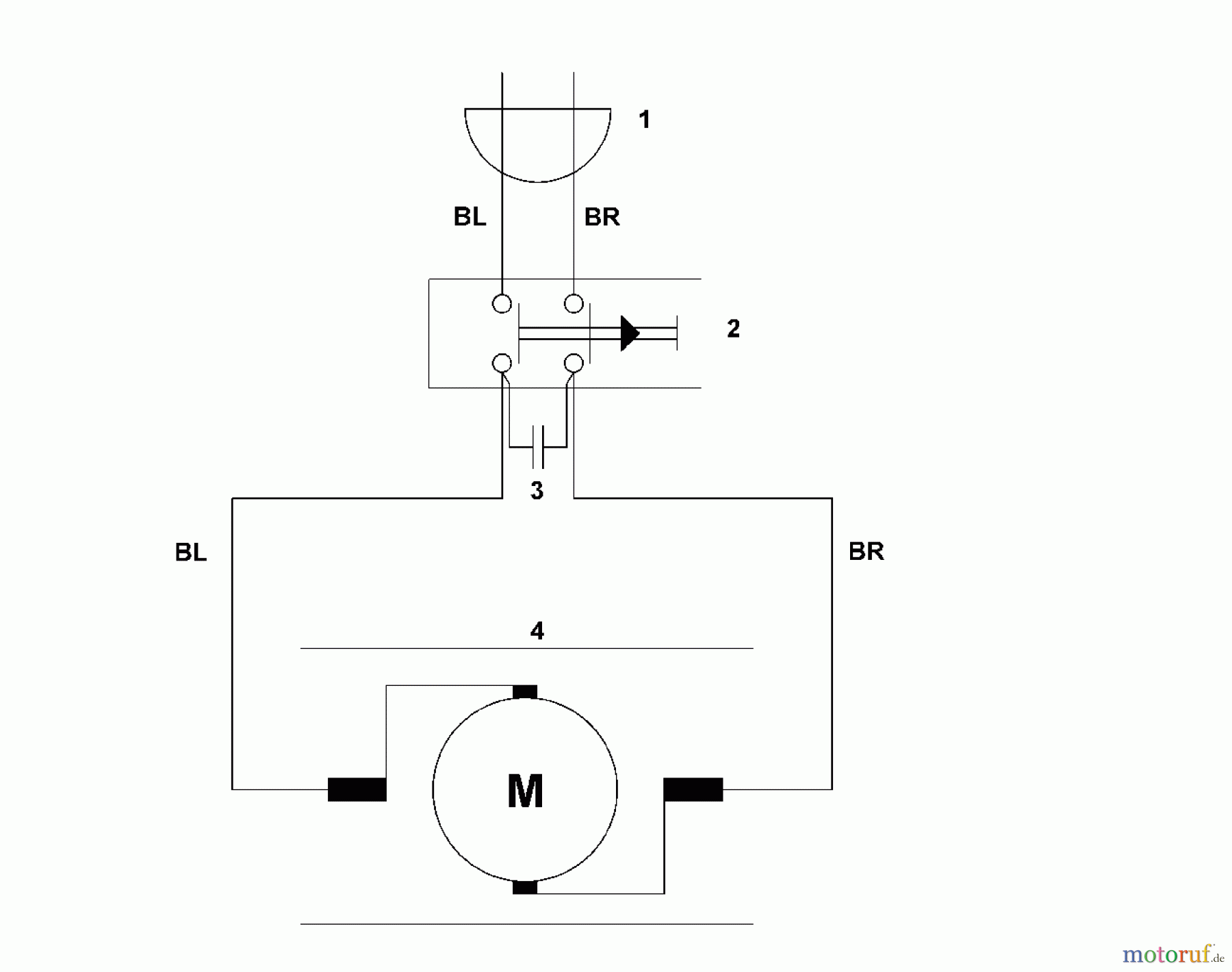  Viking Handgeführte Elektrogeräte Rasentrimmer TE 310, TE 410 D - Schaltplan