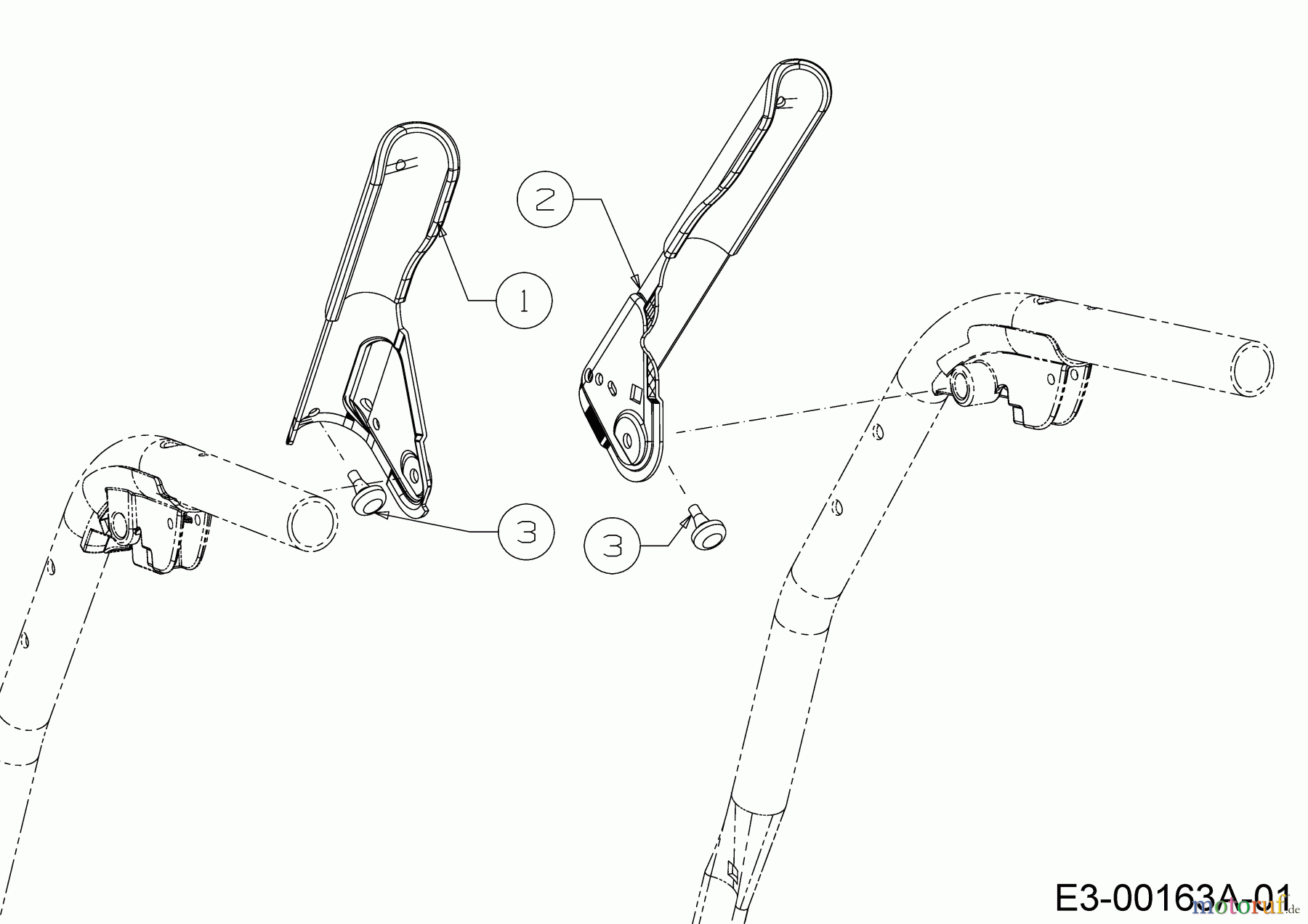  MTD Schneefräsen M 61 31A-6AC2678  (2020) Kupplungshebel