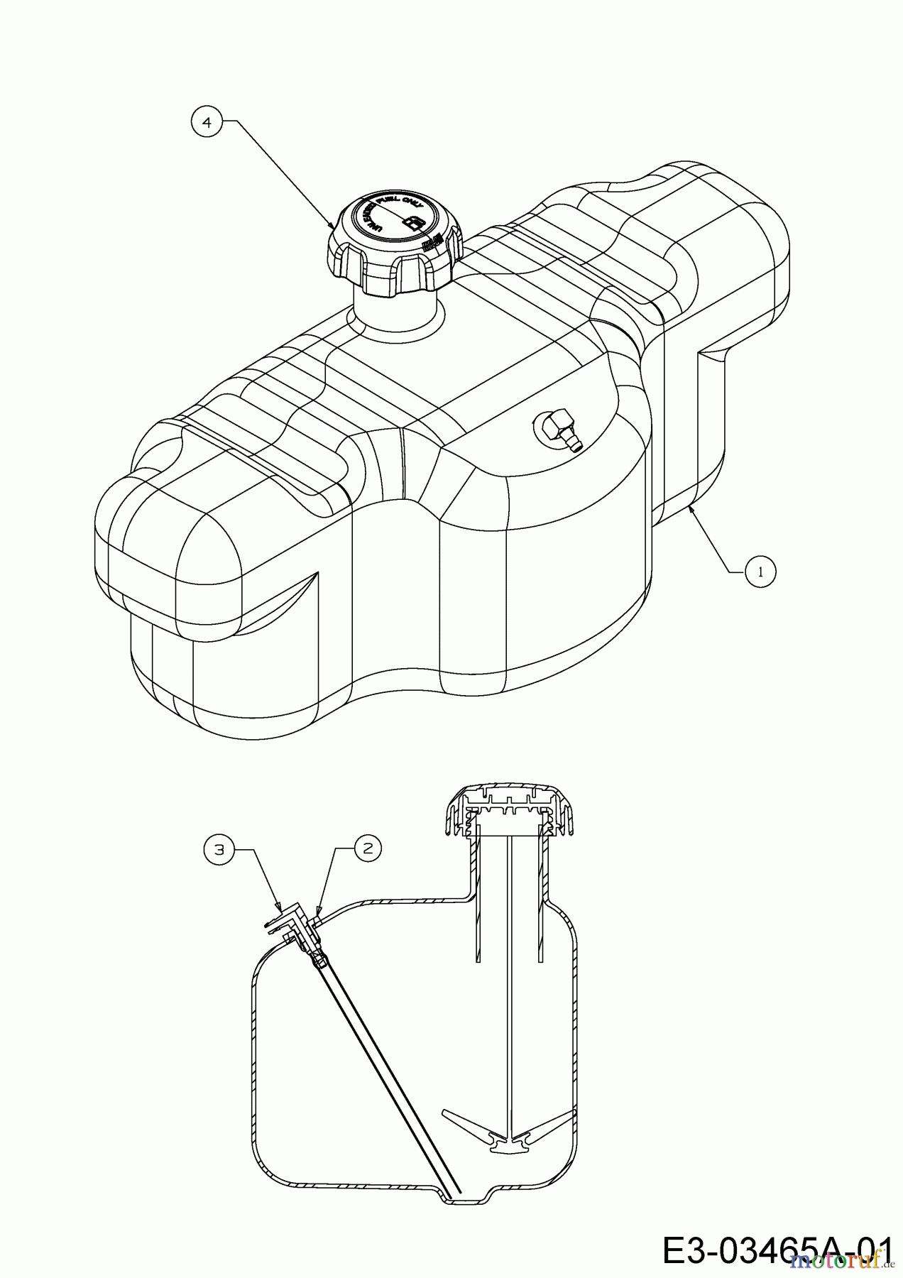  MTD Zero Turn Z 170 DH 17AMCACS678  (2019) Tank