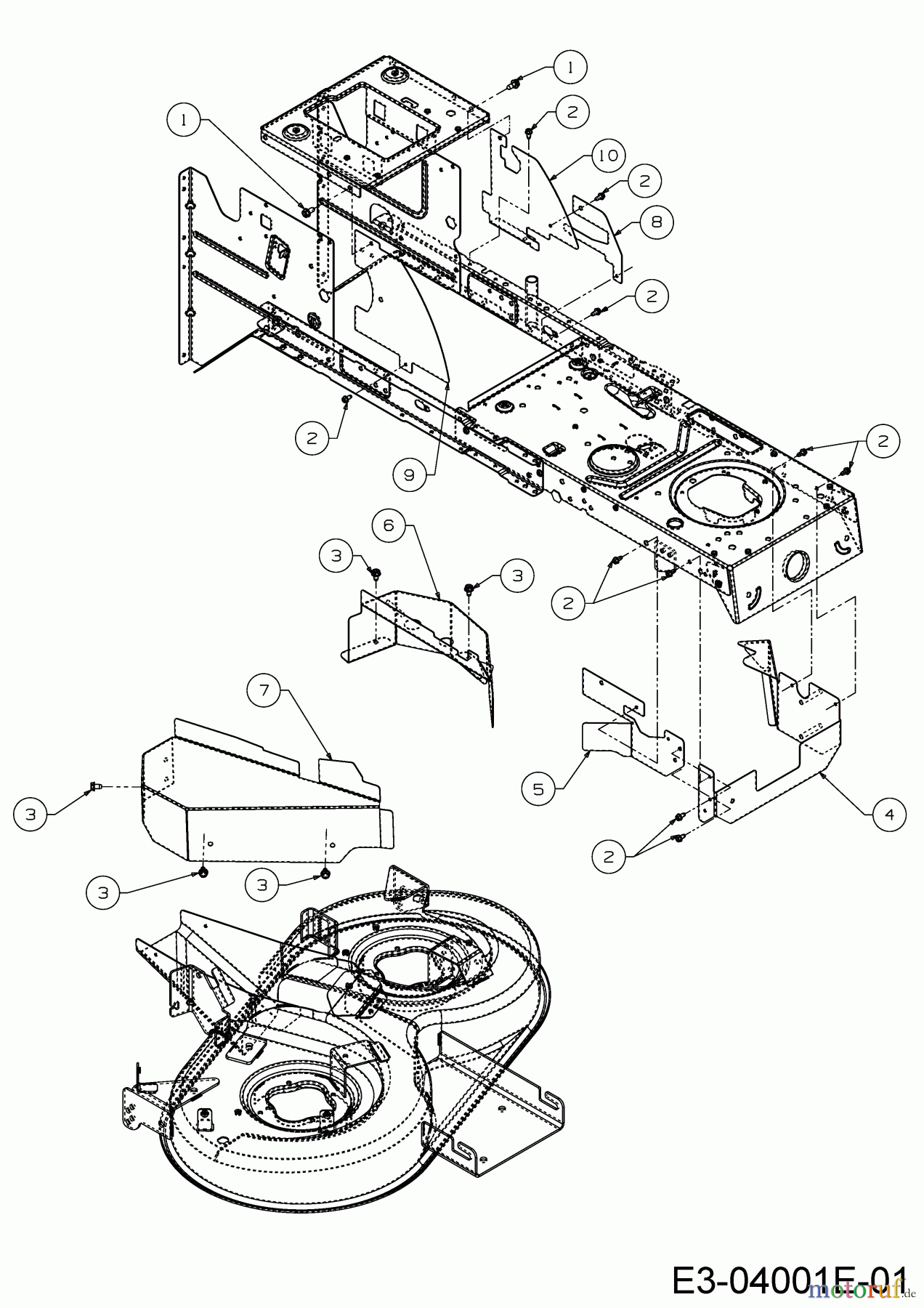  Mastercut Rasentraktoren Mastercut 92-155 ab 2017 13IM775E659  (2020) Keilriemenschutz Mähwerk E (36