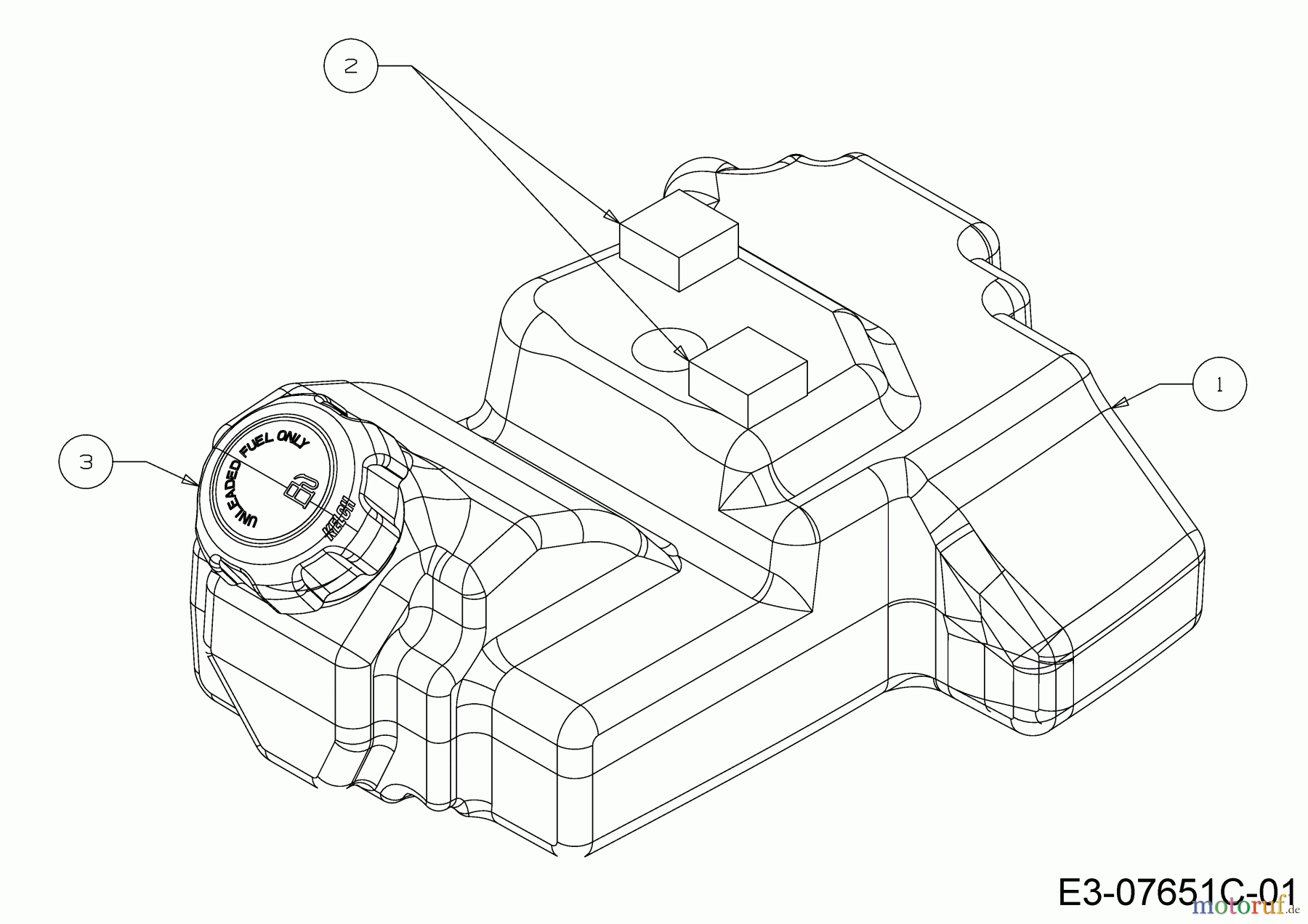  MTD Rasentraktoren Minirider 76 SDHE 13A721JD600  (2019) Tank