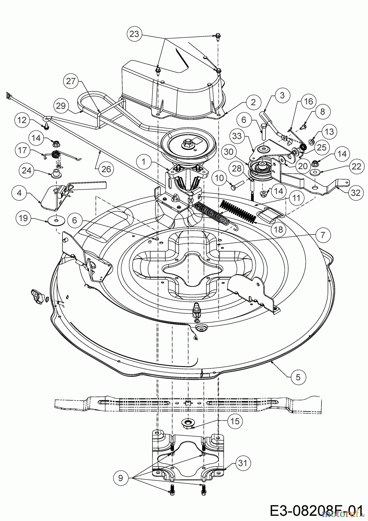 Helington Rasentraktoren H 76 SM 13B726JD686 (2020) Mähwerk D (30