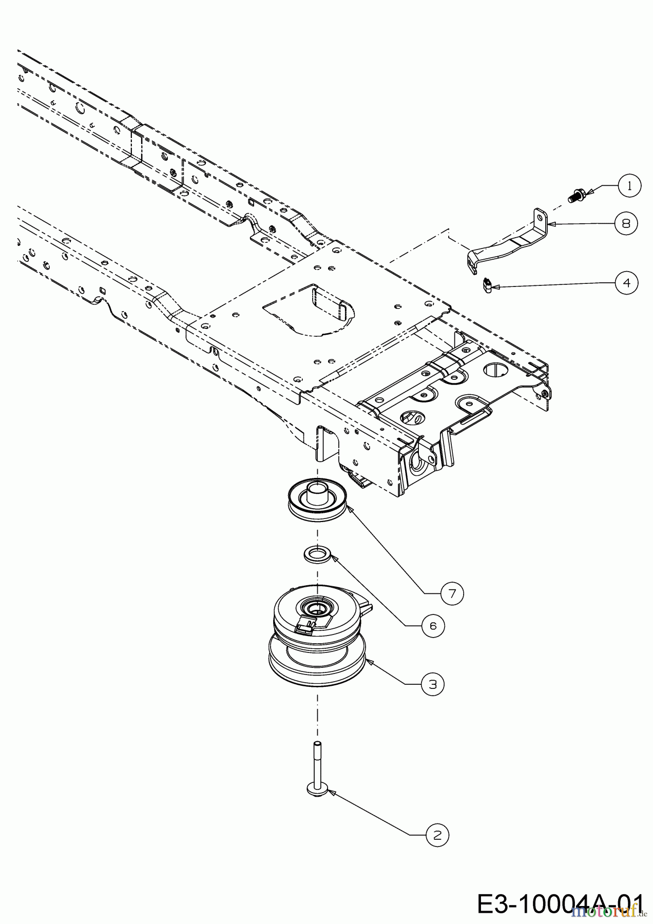  Greenbase Rasentraktoren V 162 C 13A8A1KF618 (2020) Elektromagnetkupplung, Motorkeilriemenscheibe