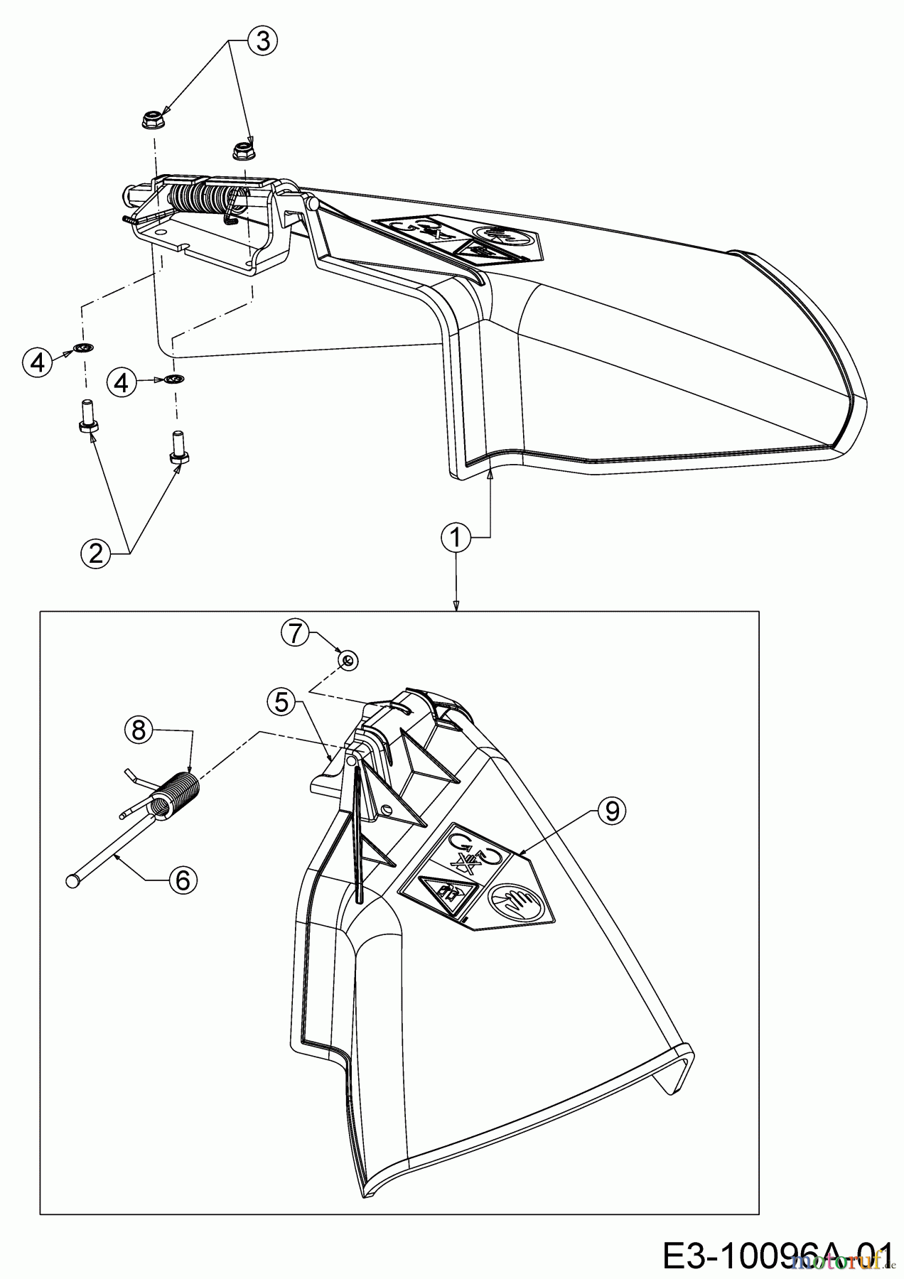  Greenbase Rasentraktoren V 162 C 13A8A1KF618 (2019) Deflektor