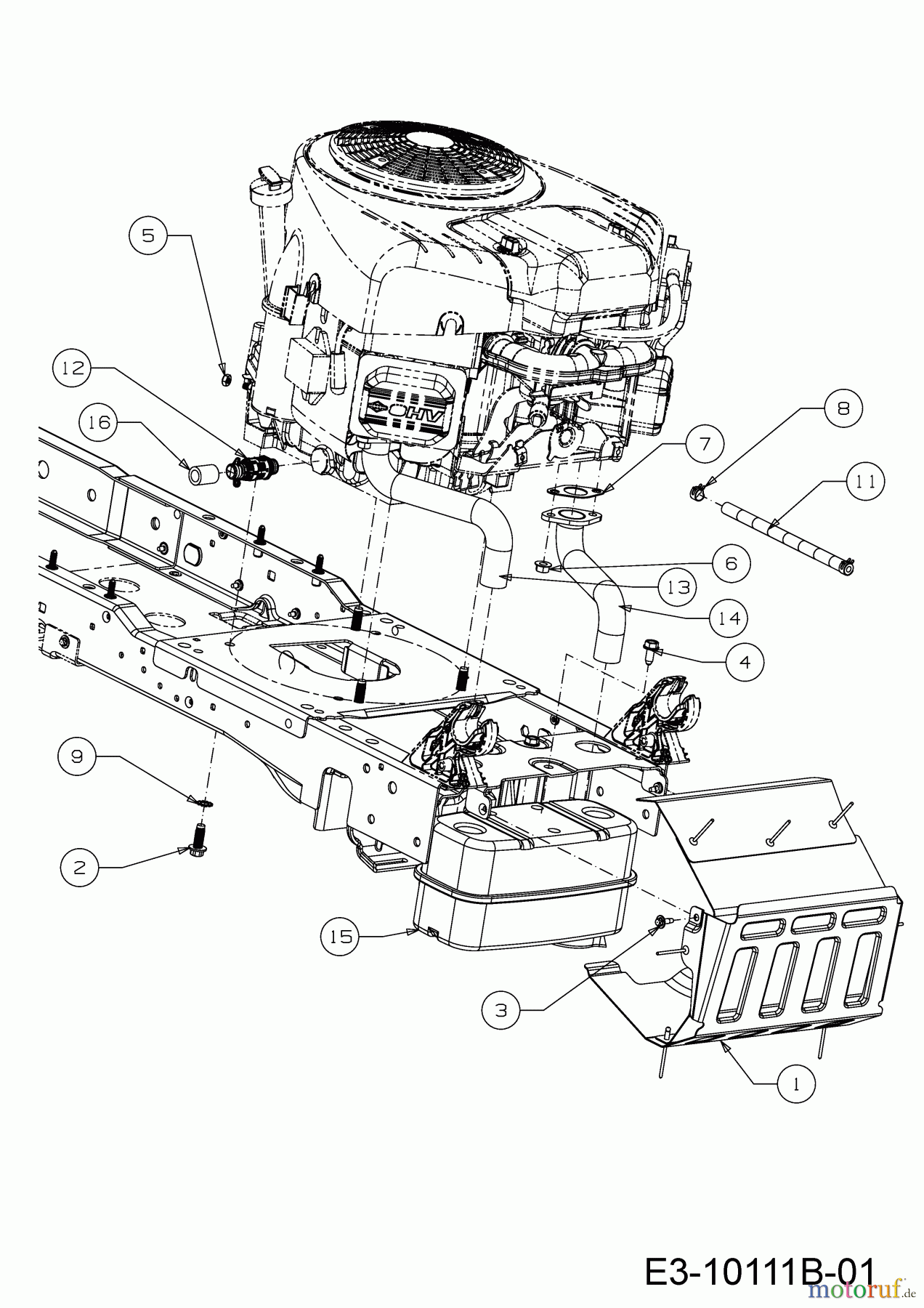 Gartenland Rasentraktoren GL 22.0/106 H 13AAA1KR640  (2019) Motorzubehör