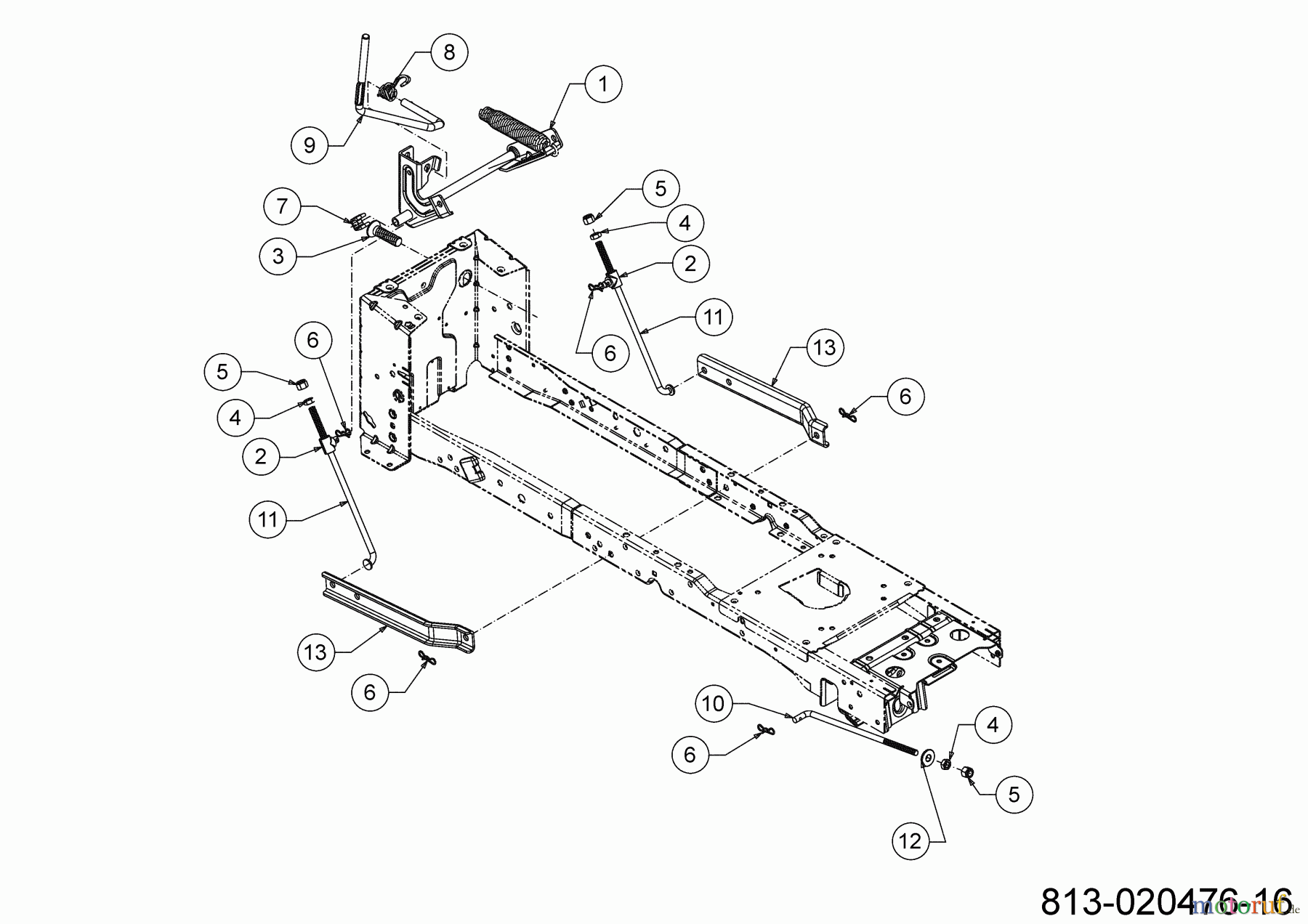  Black Edition Rasentraktoren 285-117 TWIN KH 13BFA1KT615 (2022) Mähwerksaushebung