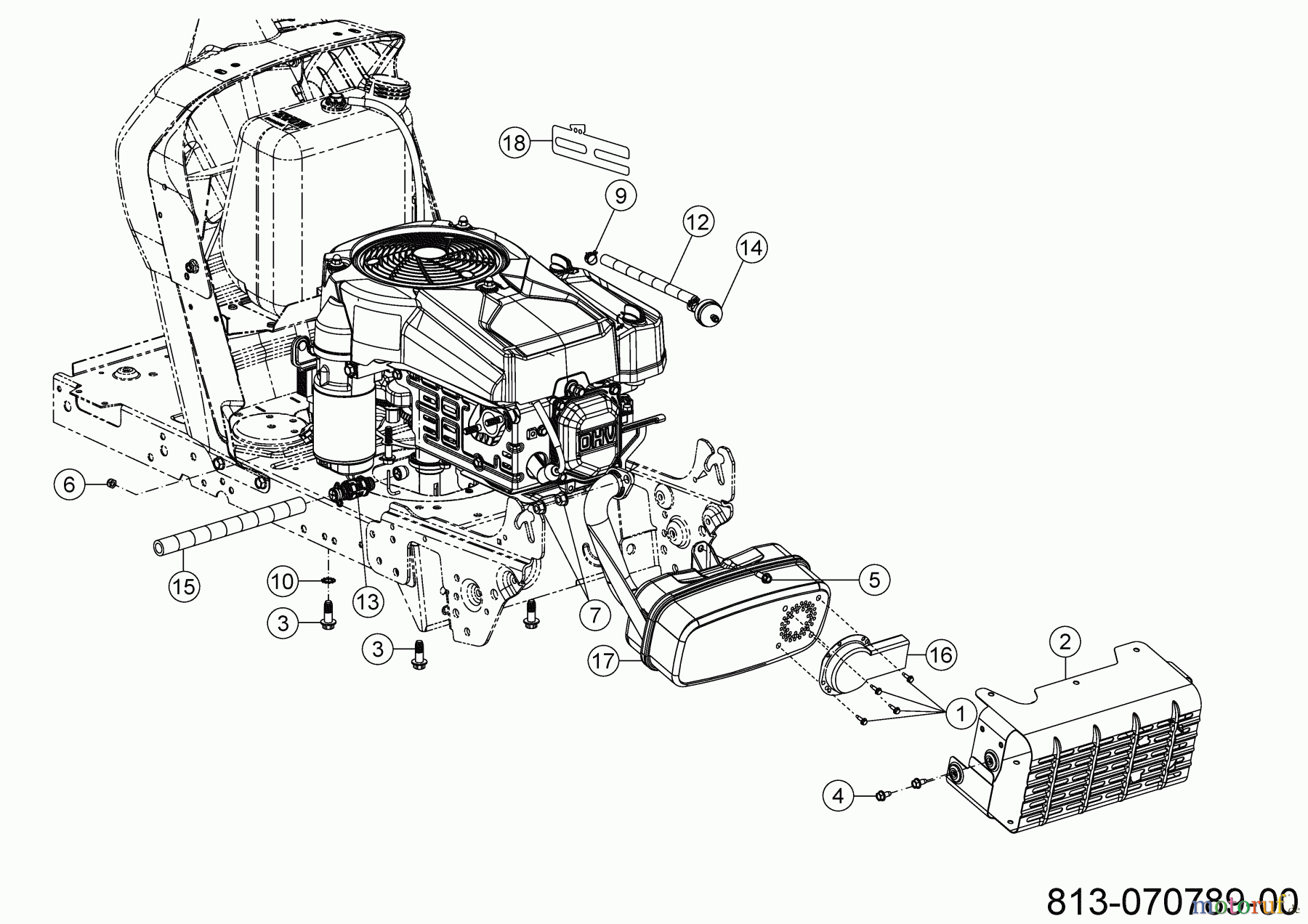  MTD Rasentraktoren Smart RC 125 13B776KC600 (2022) Motorzubehör