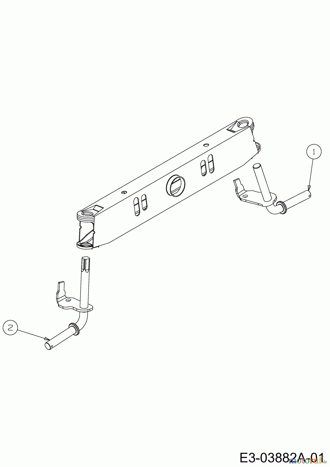  MTD Rasentraktoren Smart RF 130 H 13B771KE600 (2022) Achsschenkel