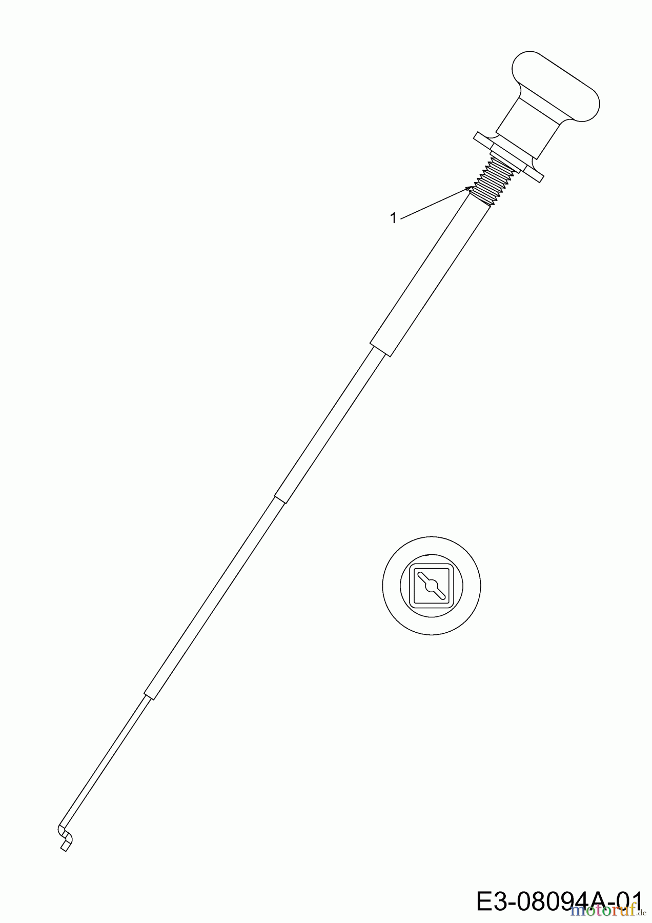  Gartenland Rasentraktoren GL 20-105 H 13AJ71KN640 (2021) Chokezug