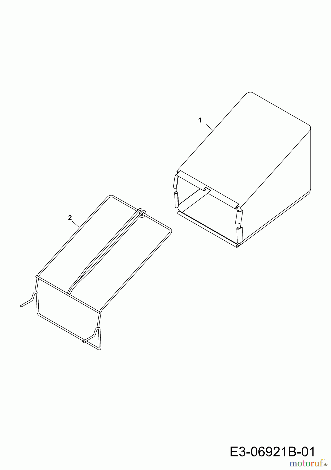  Cub Cadet Motorvertikutierer XC1 B40 16CH8AMQ603  (2019) Fangsack Vertikutierer