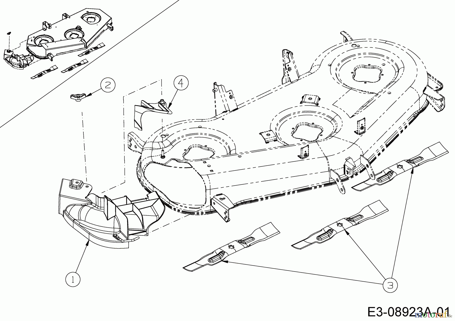  Cub Cadet Zero Turn XZ1 137 17CICACW603  (2020) Mulch Kits