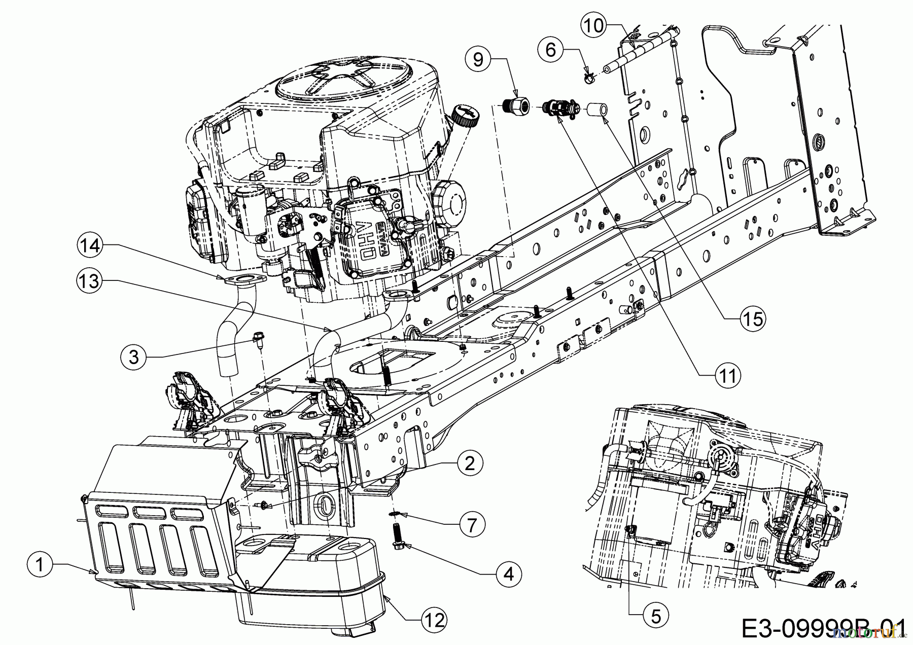  Cub Cadet Rasentraktoren XT2 PS117 13BGA1CT603  (2020) Motorzubehör