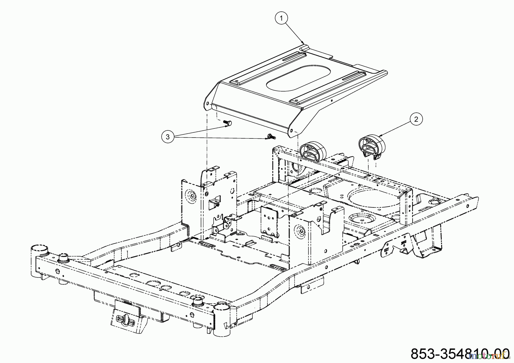  Cub Cadet Zero Turn XZ6 S107 17AAGBYE603 (2023) Sitztraeger