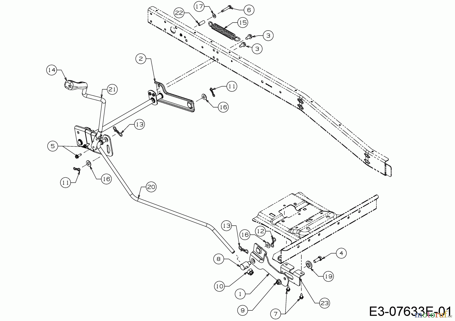  Cub Cadet Rasentraktoren LR1 MS76 13B726JD603 (2021) Mähwerksaushebung