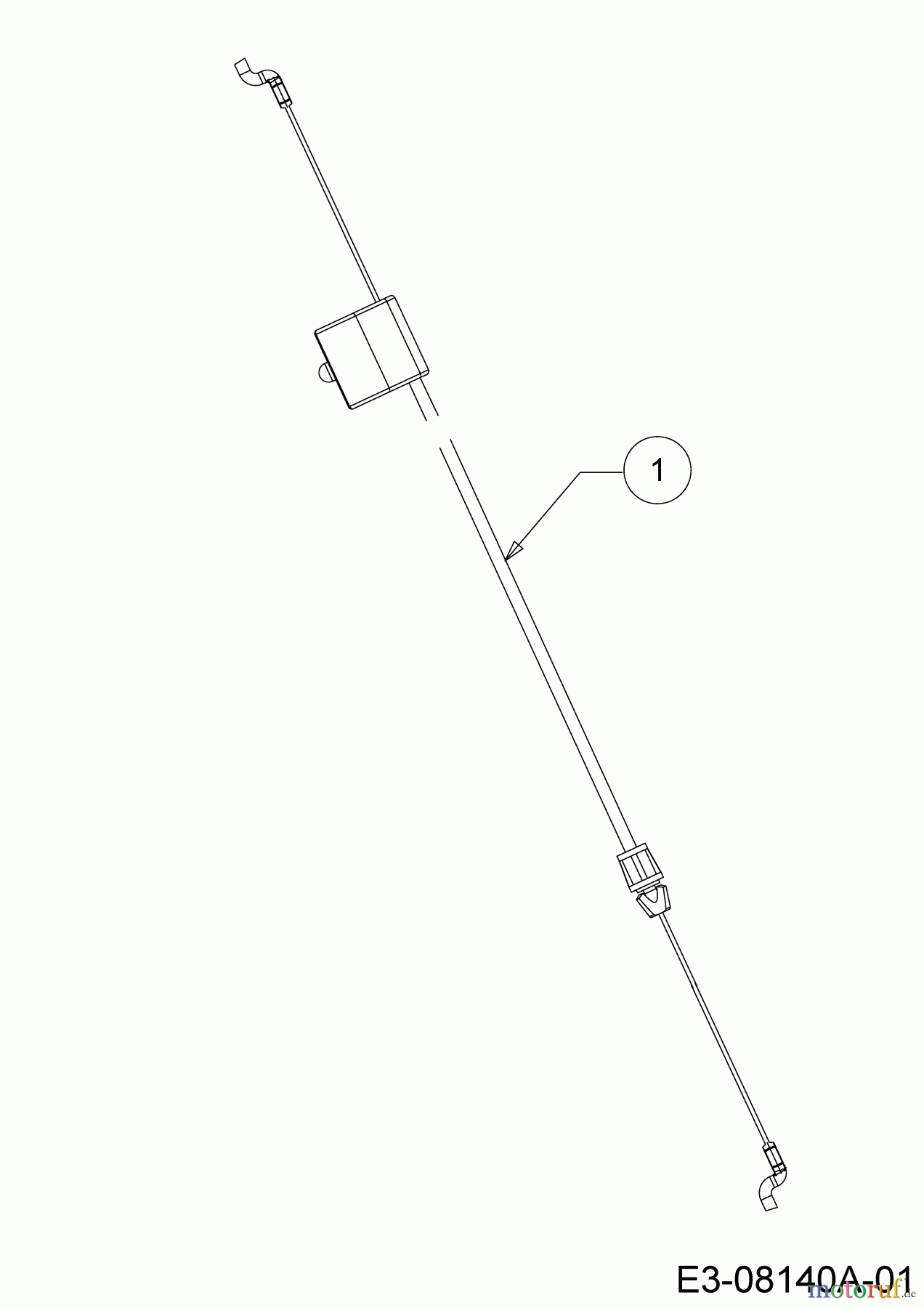  Cub Cadet Motormäher LM1 DP53 11E-PTKC603 (2023) Bremszug