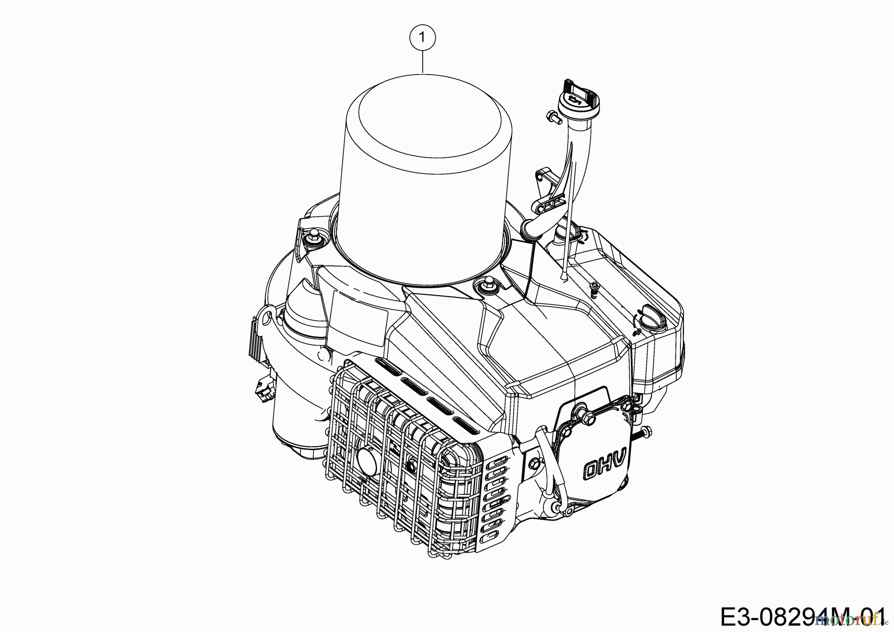  Cub Cadet Rasentraktoren LR1 MS76 13B726JD603 (2021) Motor