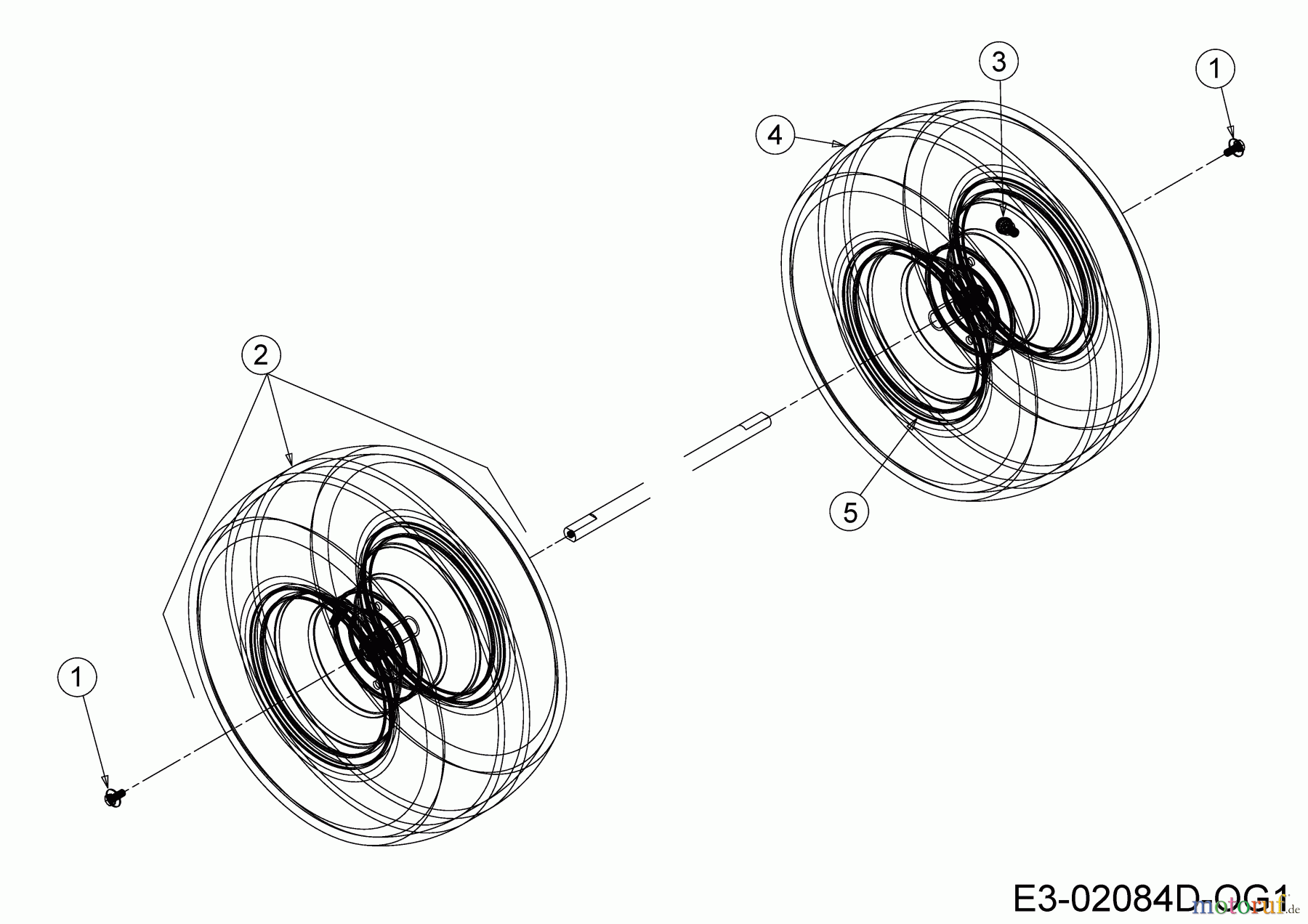  Wolf-Garten Rasentraktoren E 13/92 T 13I2765E650  (2019) Räder hinten 18x9.5