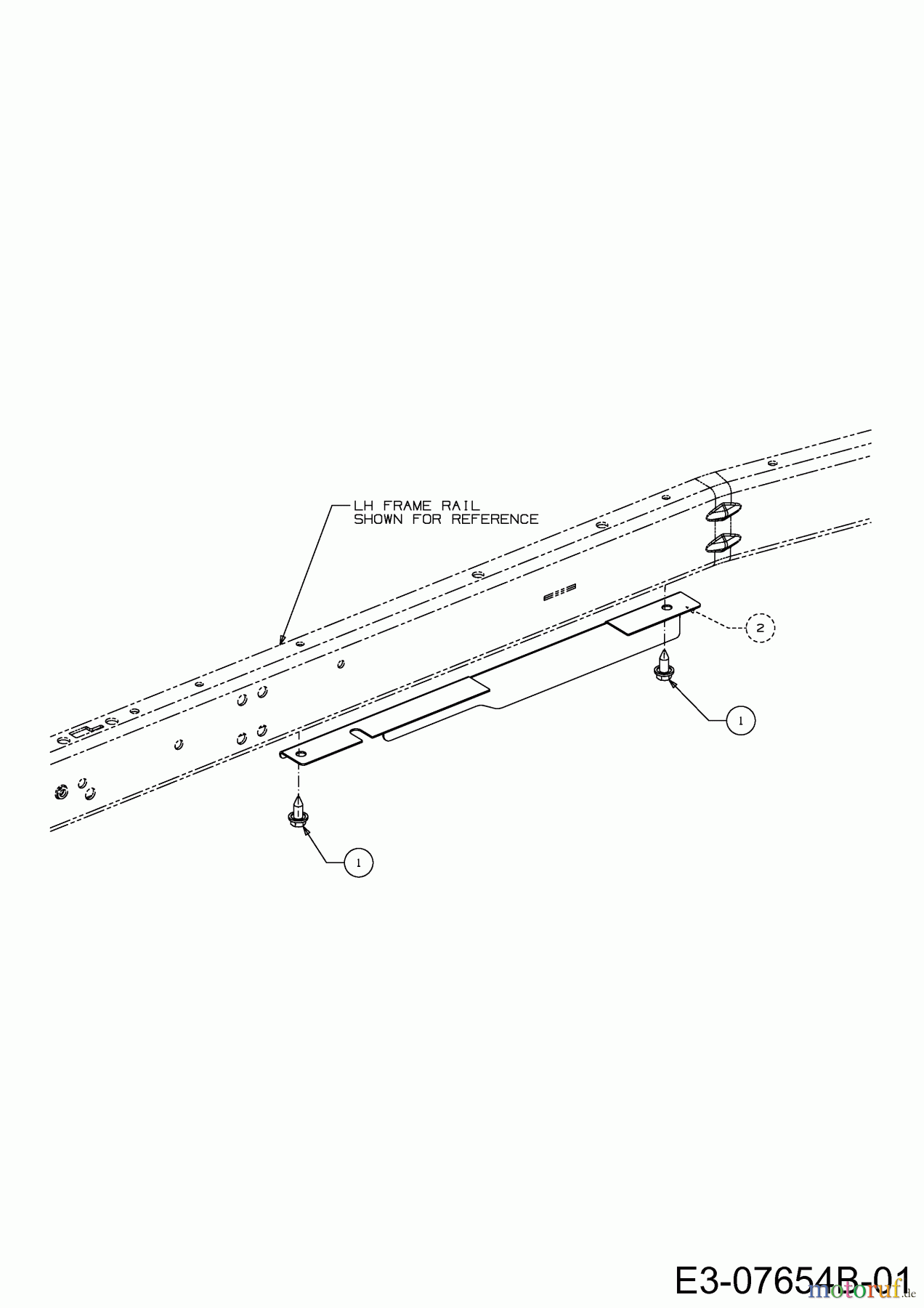  Wolf-Garten Rasentraktoren Scooter Pro 13B226ED650  (2013) Keilriemenschutz