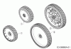 Wolf-Garten A 4600 ATHW 12A-TSSC650 (2018) Ersatzteile Räder
