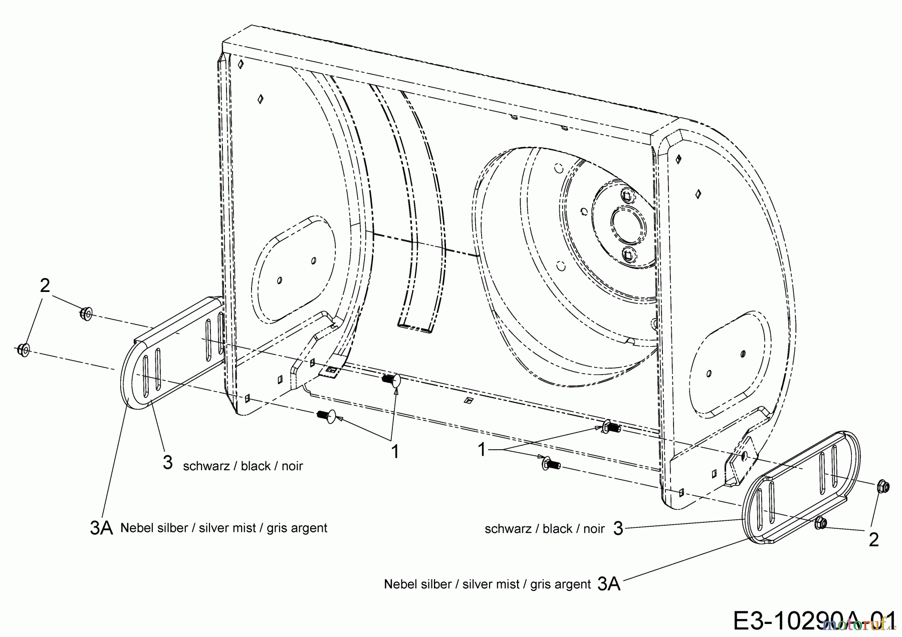  Wolf-Garten Schneefräsen Expert 76130 HDT 31AY77SZ650  (2014) Gleitkufe