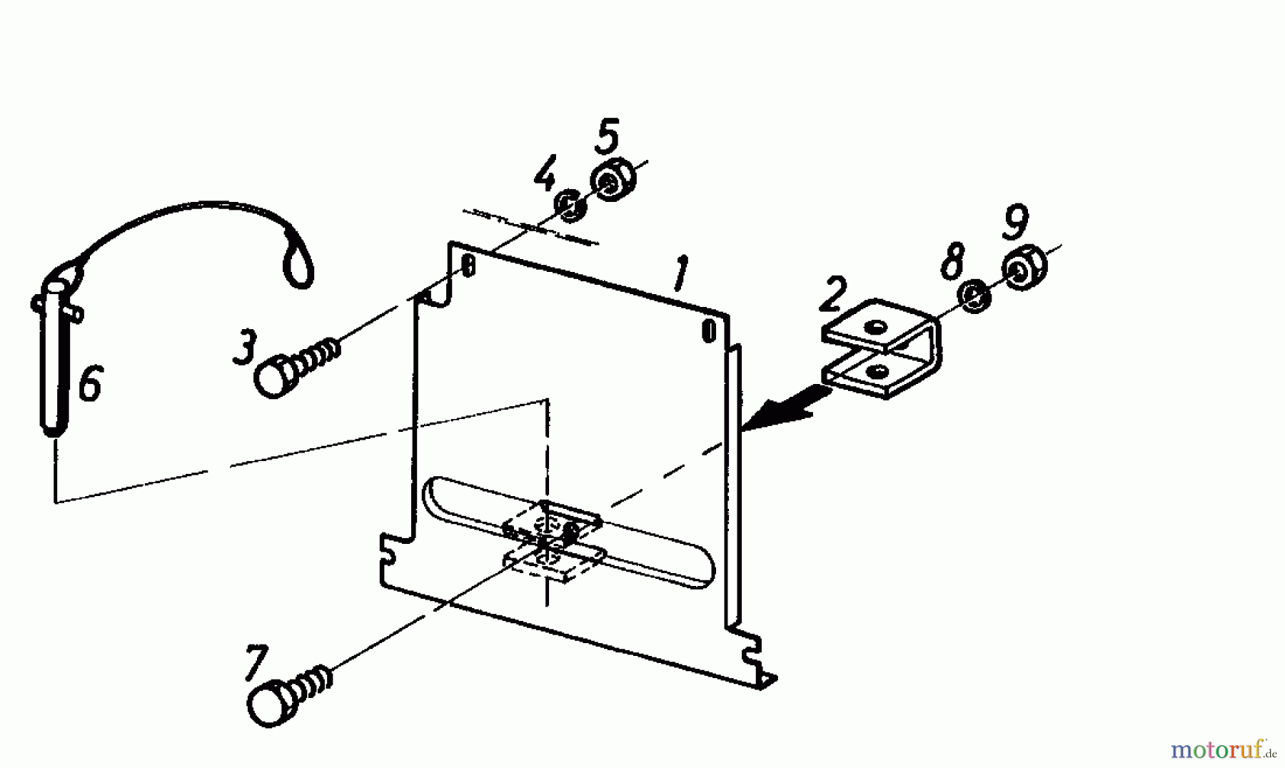  Gutbrod Rasentraktoren 810 HEBS 02635.06  (1985) Anhängekupplung