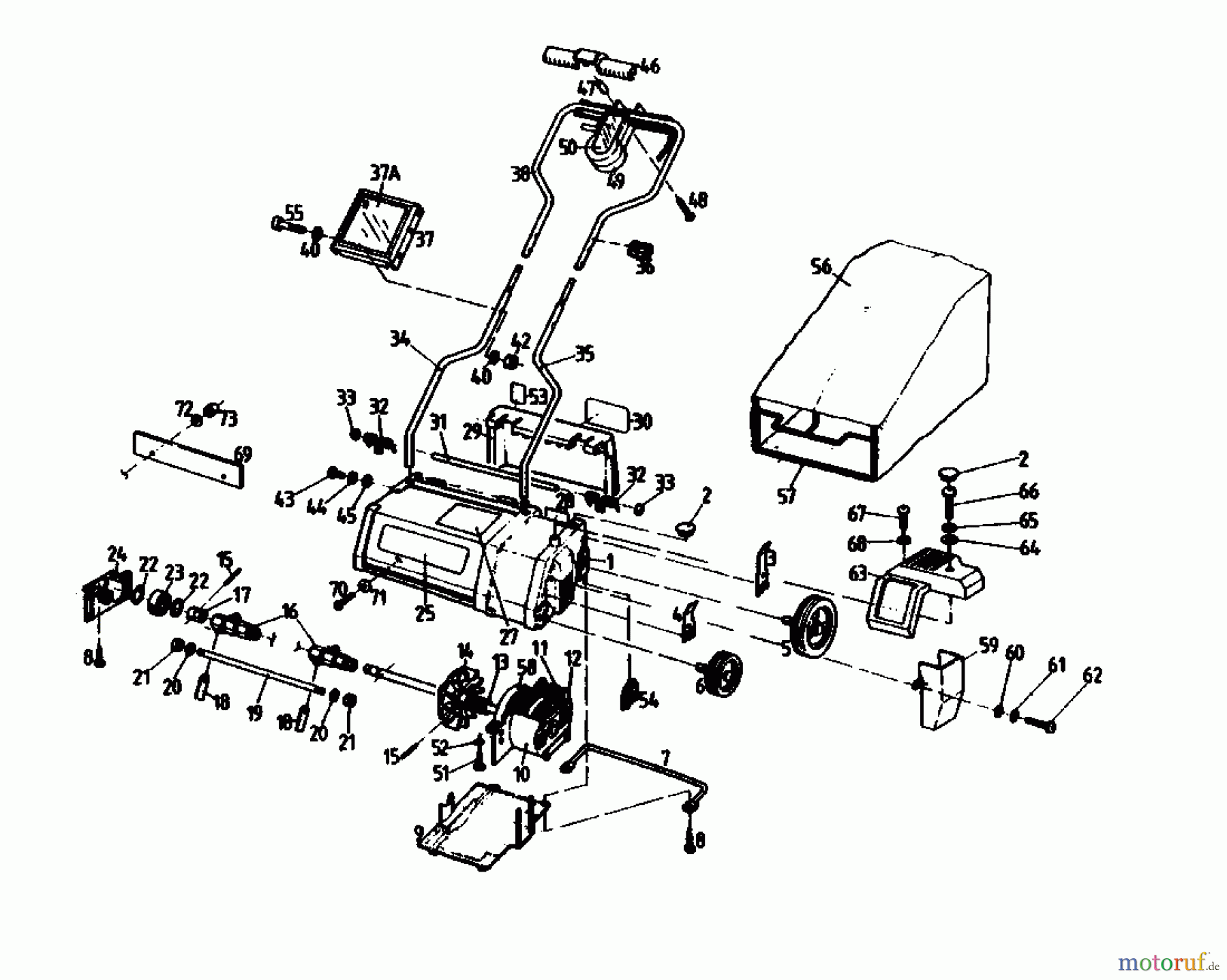  Gutbrod Elektrovertikutierer VE 32 02846.04  (1988) Grundgerät