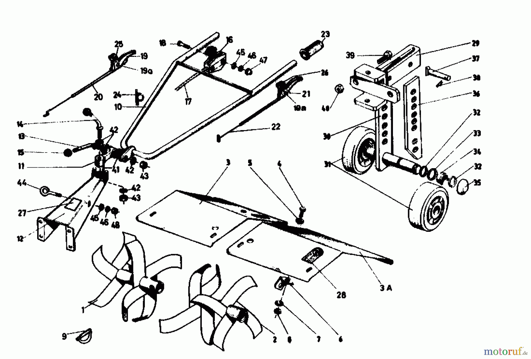  Golf Motorhacken 162 MS 4 07514.04  (1989) Hacksterne, Holm