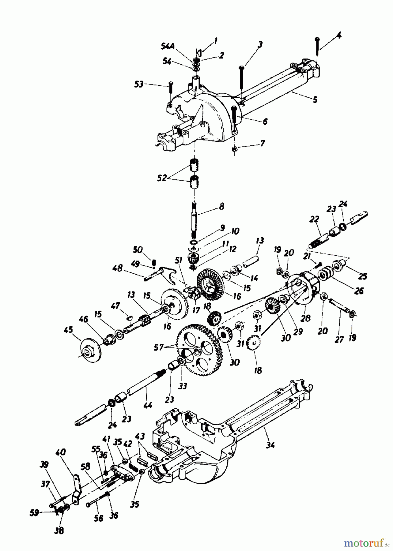  Raiffeisen Rasentraktoren 8/76 130-510C628  (1990) Getriebe
