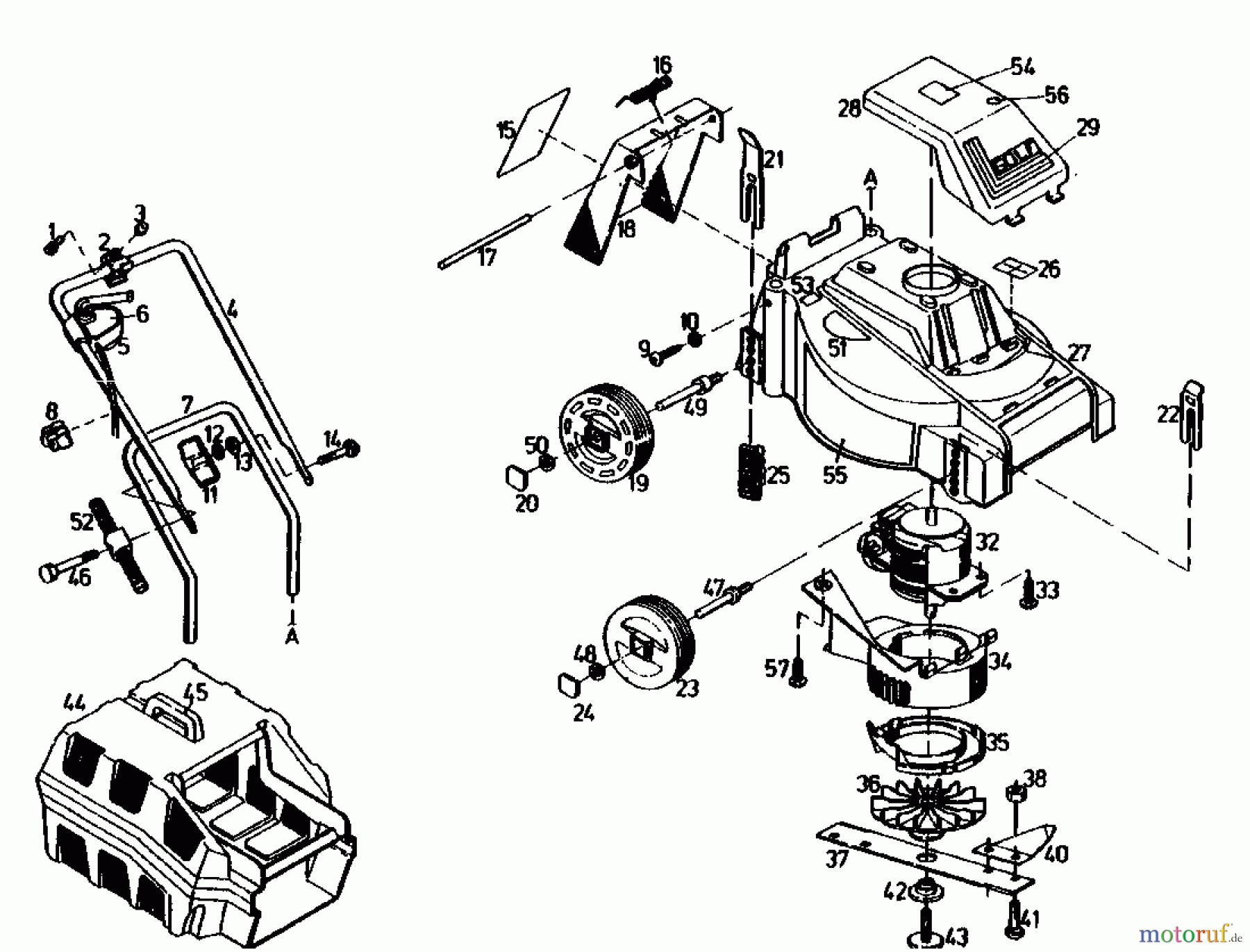  Golf Elektromäher 140 HE 02889.03  (1990) Grundgerät