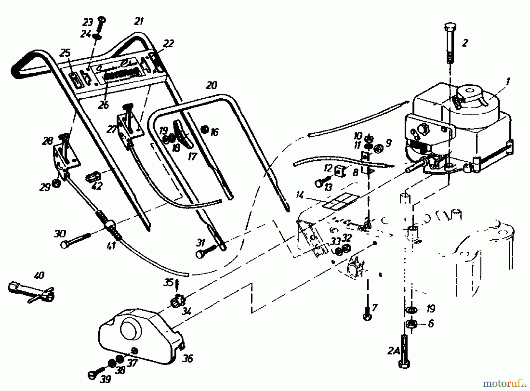  Gutbrod Schneeräumer SR 800 E 02888.06  (1990) Holm