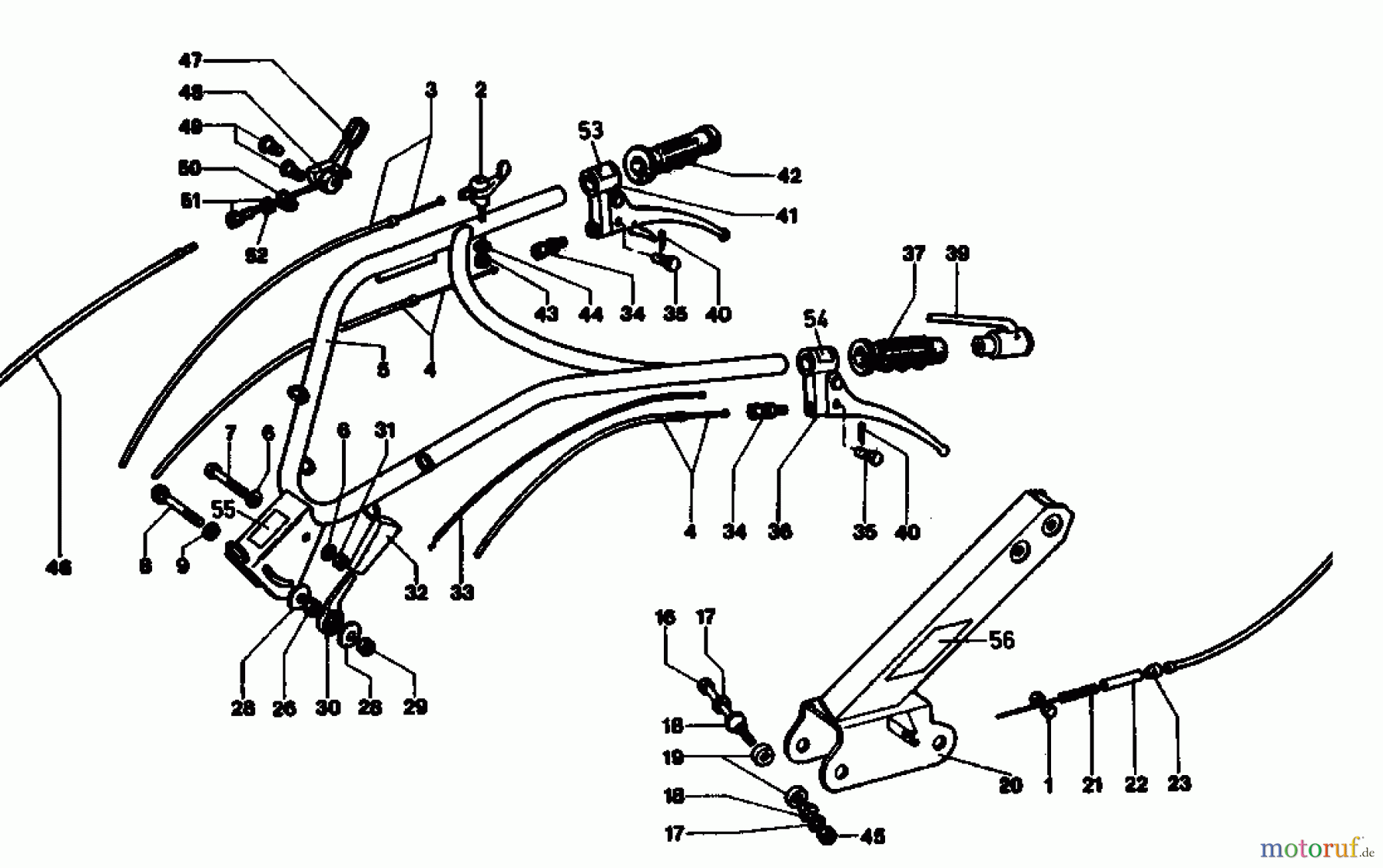  Gutbrod Balkenmäher BM 110 07517.01  (1992) Holm