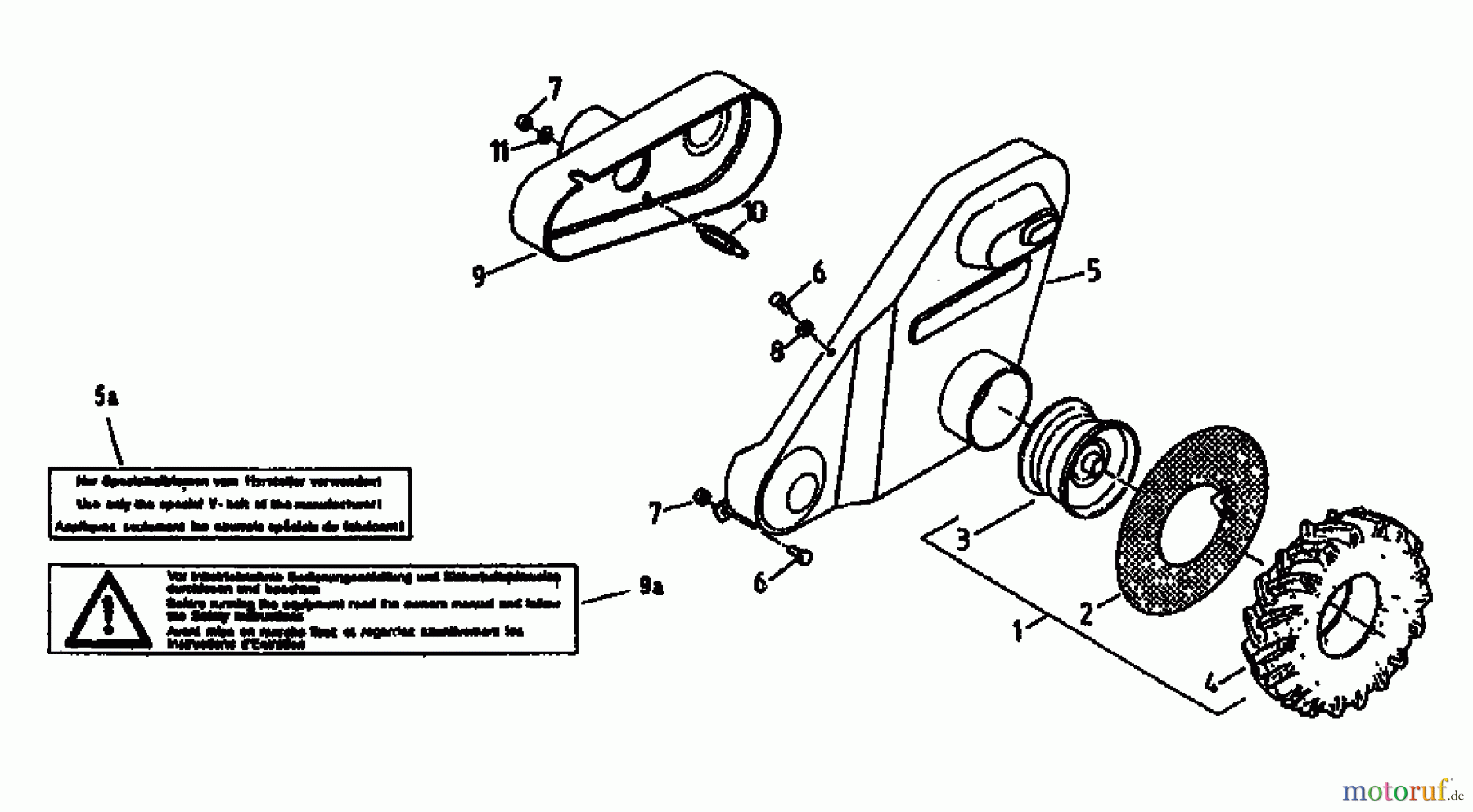  Gutbrod Balkenmäher BM 91 07517.02  (1994) Räder